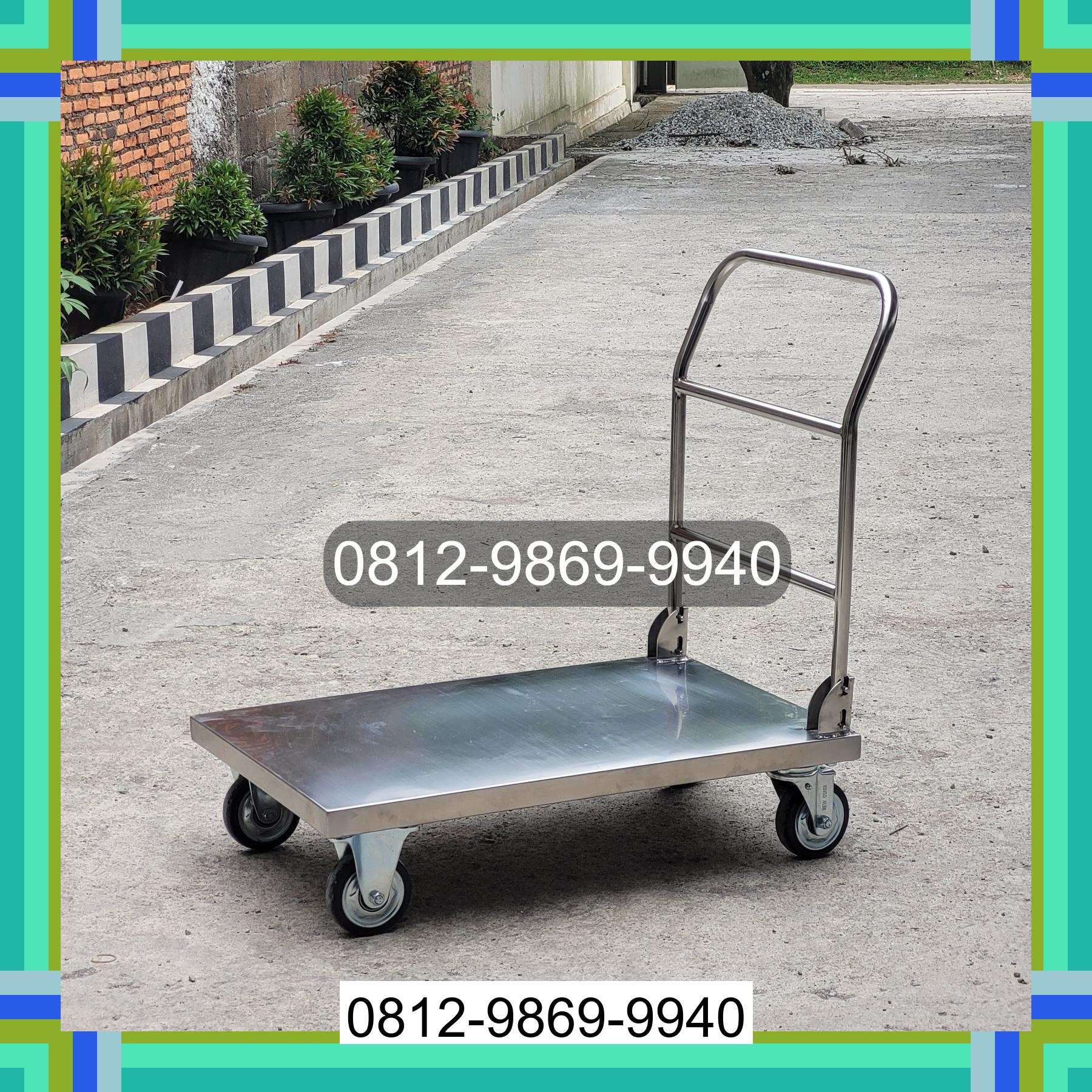 0812-9869-9940 Promo Hebat, Jual Handtruck Hand Truck 500 kgg & 300 kg | Troli Barang | Troli lipat | Troli angkut Sibolga Kota