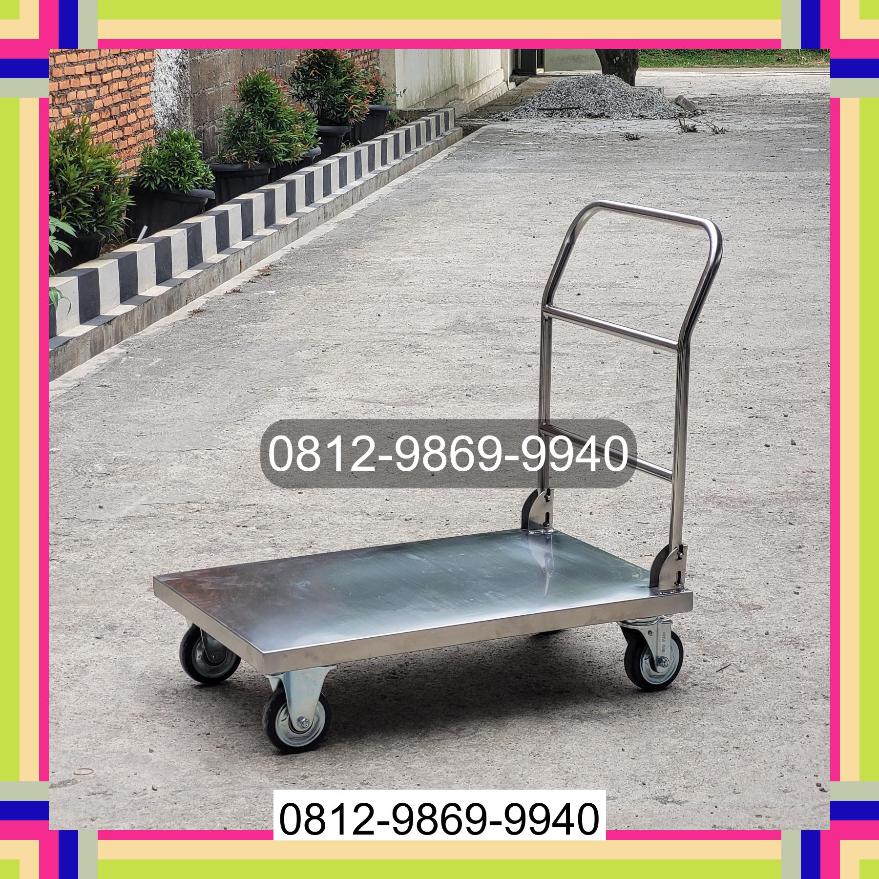 0812-9869-9940 Promo Hebat, Jual Handtruck Hand Truck 500 kgg & 300 kg | Troli Barang | Troli lipat | Troli angkut Silih Nara
