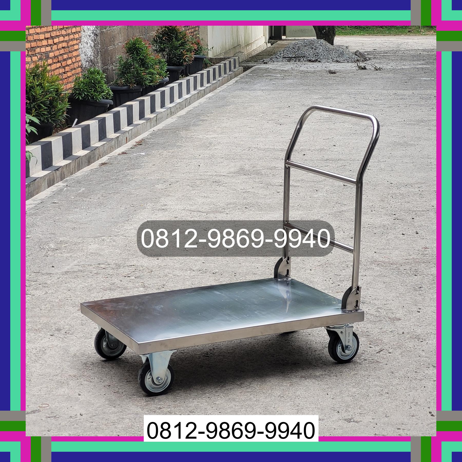 0812-9869-9940 Promo Hebat, Jual Handtruck Hand Truck 500 kgg & 300 kg | Troli Barang | Troli lipat | Troli angkut Simpang Jernih