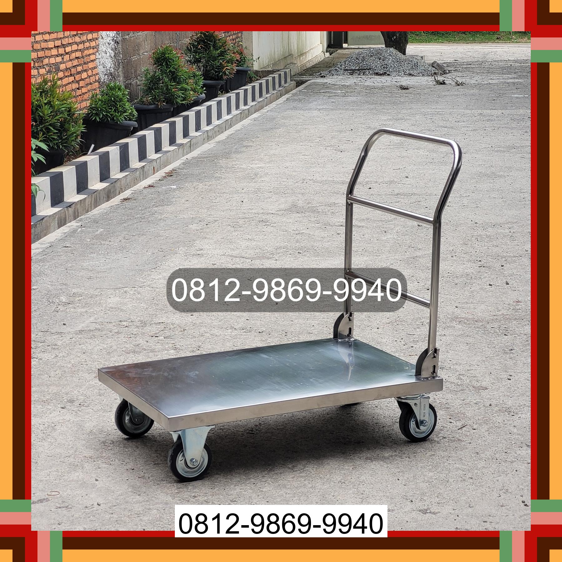 0812-9869-9940 Promo Hebat, Jual Handtruck Hand Truck 500 kgg & 300 kg | Troli Barang | Troli lipat | Troli angkut Sipispis
