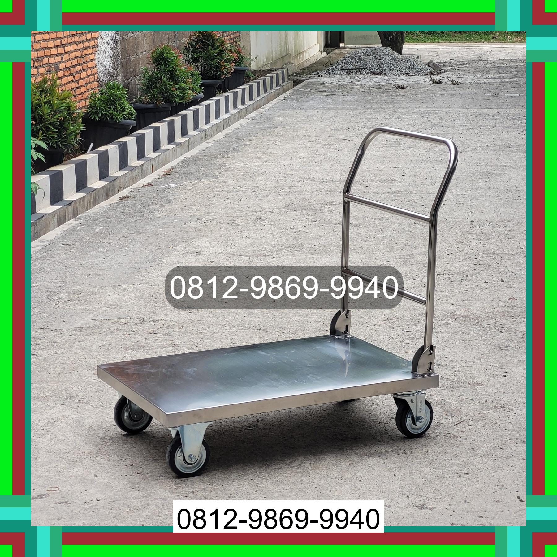 0812-9869-9940 Promo Hebat, Jual Handtruck Hand Truck 500 kgg & 300 kg | Troli Barang | Troli lipat | Troli angkut Somolo - Molo