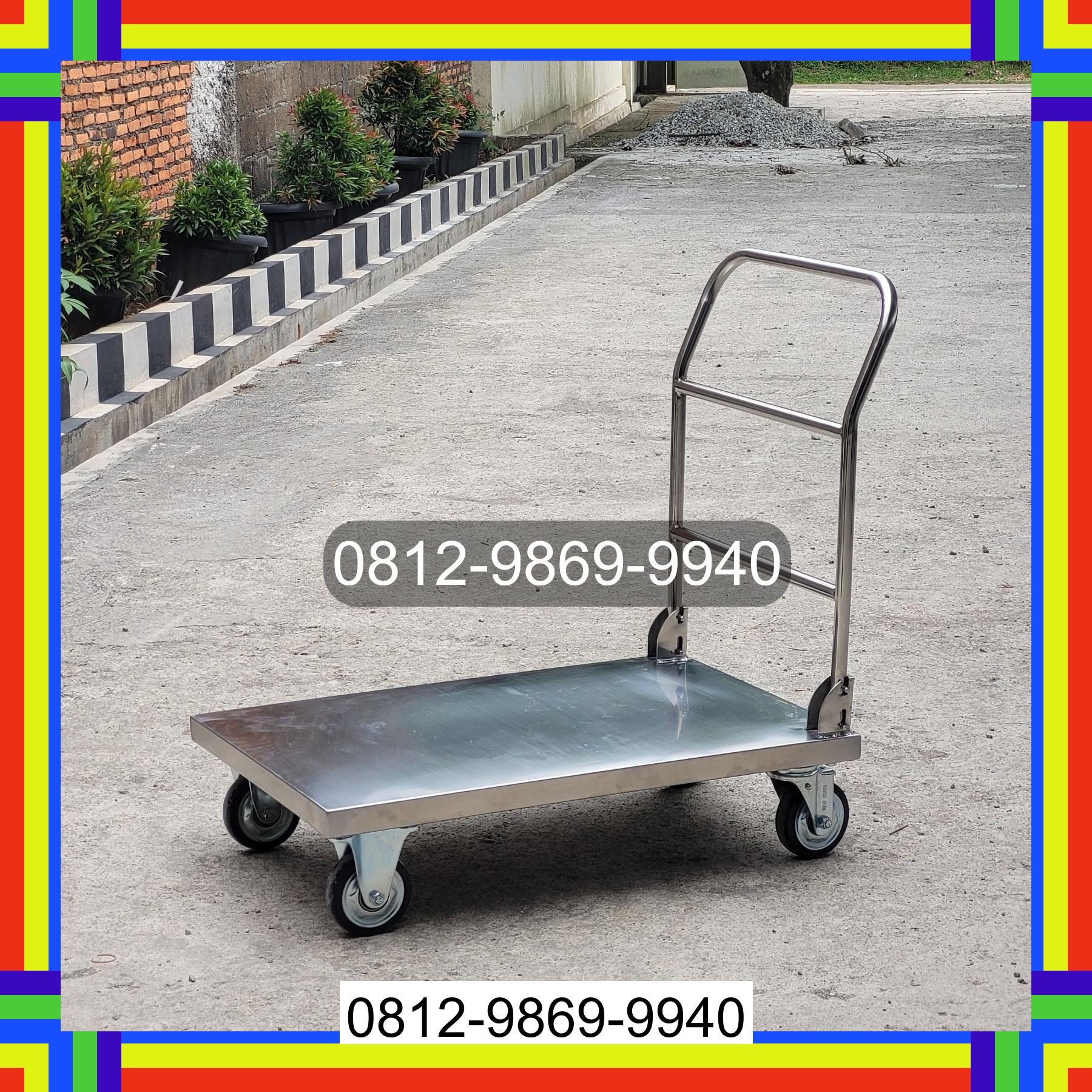 0812-9869-9940 Promo Hebat, Jual Handtruck Hand Truck 500 kgg & 300 kg | Troli Barang | Troli lipat | Troli angkut Sumba Barat Daya