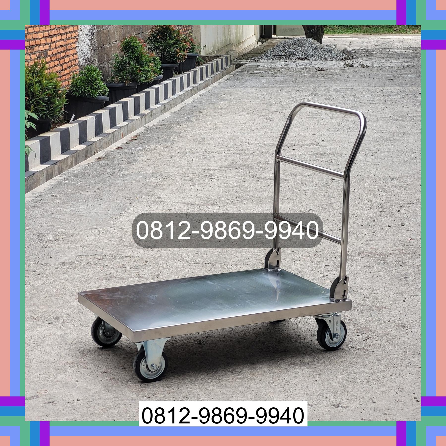 0812-9869-9940 Promo Hebat, Jual Handtruck Hand Truck 500 kgg & 300 kg | Troli Barang | Troli lipat | Troli angkut Syamtalira Bayu