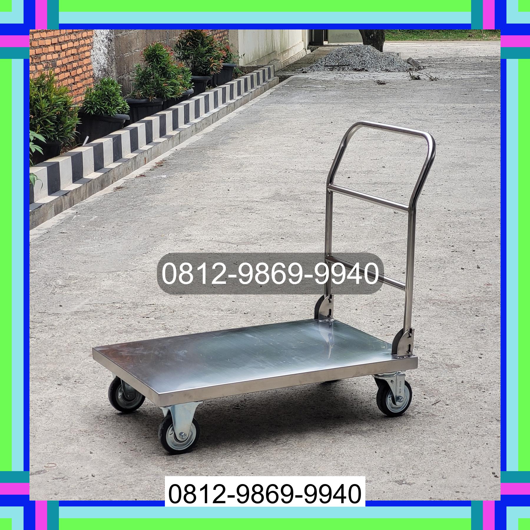 0812-9869-9940 Promo Hebat, Jual Handtruck Hand Truck 500 kgg & 300 kg | Troli Barang | Troli lipat | Troli angkut Tangerang
