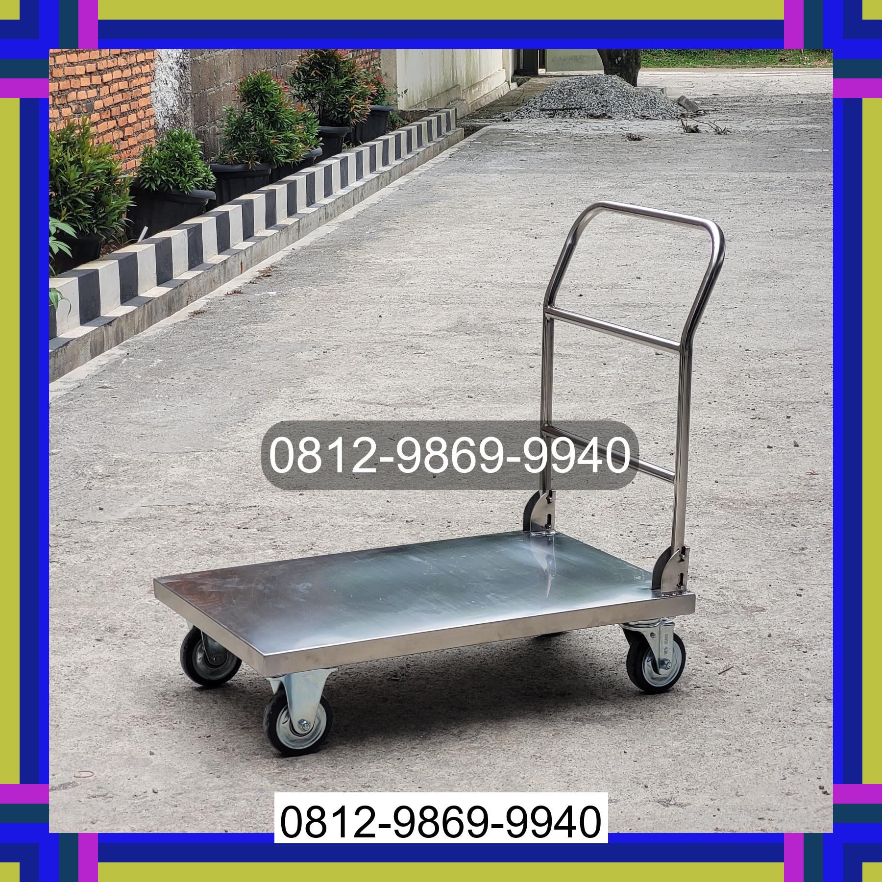 0812-9869-9940 Promo Hebat, Jual Handtruck Hand Truck 500 kgg & 300 kg | Troli Barang | Troli lipat | Troli angkut Tanjung Jabung Barat