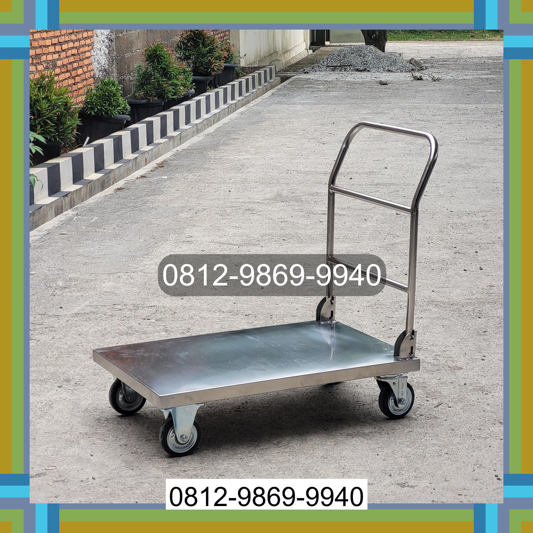 0812-9869-9940 Promo Hebat, Jual Handtruck Hand Truck 500 kgg & 300 kg | Troli Barang | Troli lipat | Troli angkut Tanjung Morawa
