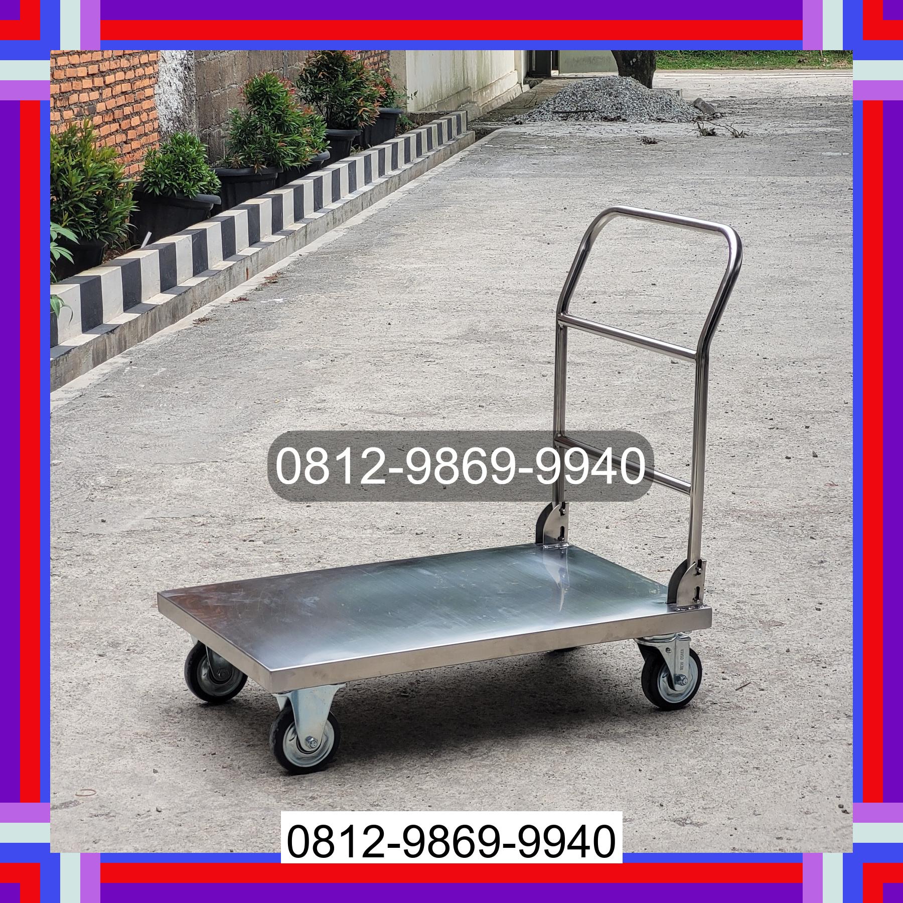 0812-9869-9940 Promo Hebat, Jual Handtruck Hand Truck 500 kgg & 300 kg | Troli Barang | Troli lipat | Troli angkut Tuban