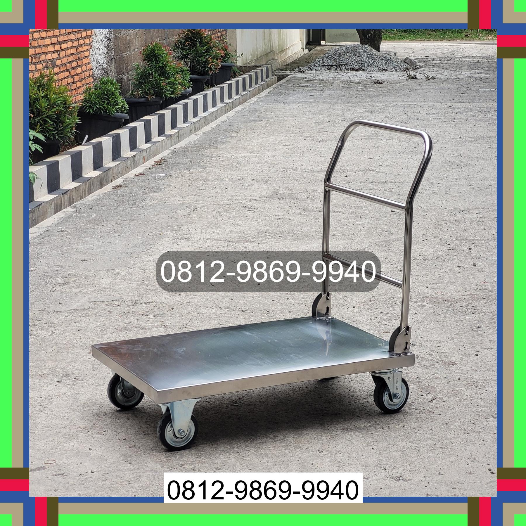 0812-9869-9940 Promo Hebat, Jual Handtruck Hand Truck 500 kgg & 300 kg | Troli Barang | Troli lipat | Troli angkut Wiringgabut
