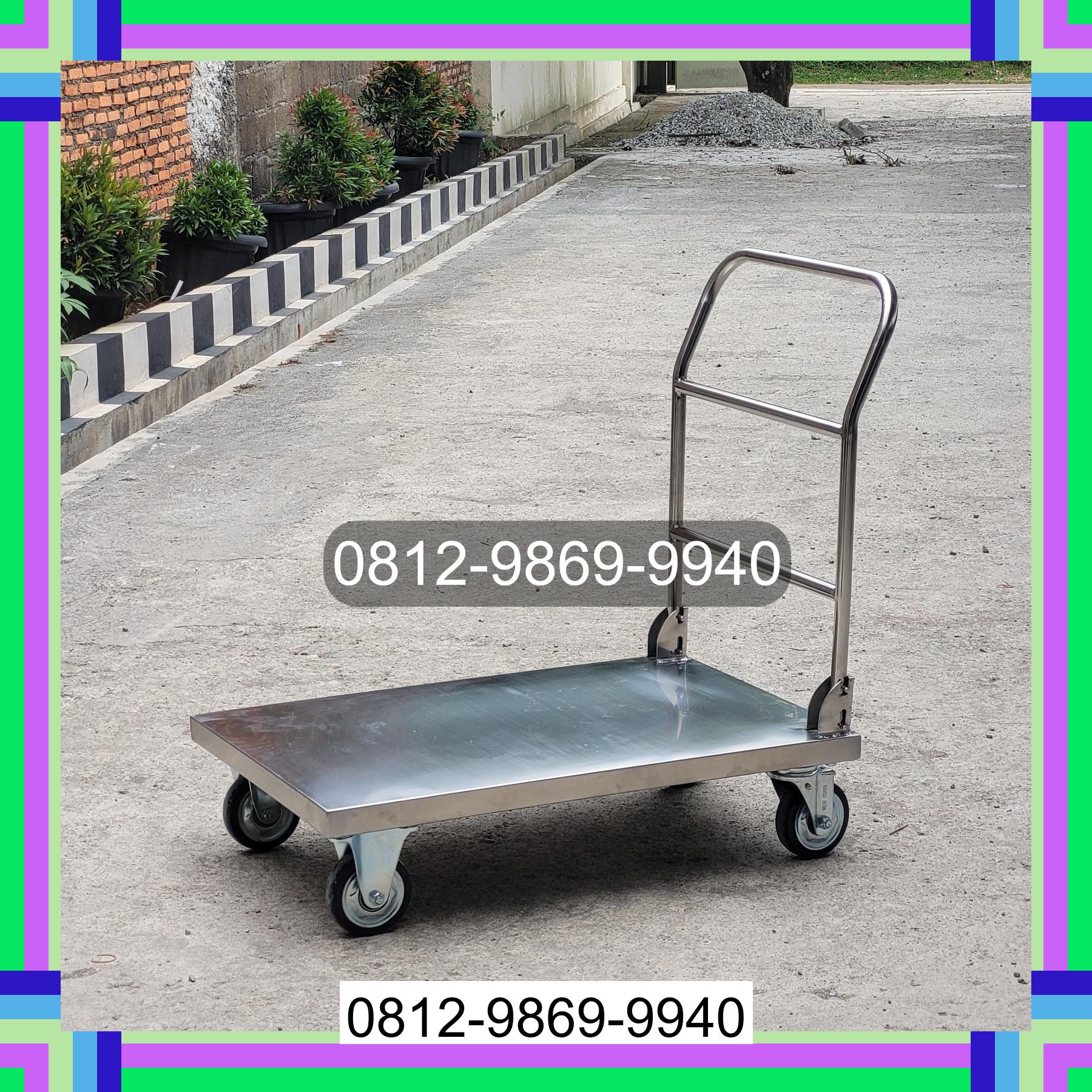 0812-9869-9940 Promo Hebat, Jual Handtruck Hand Truck 500 kgg & 300 kg | Trolley Barang | Trolley lipat | Trolley angkut Alor Tengah Utara