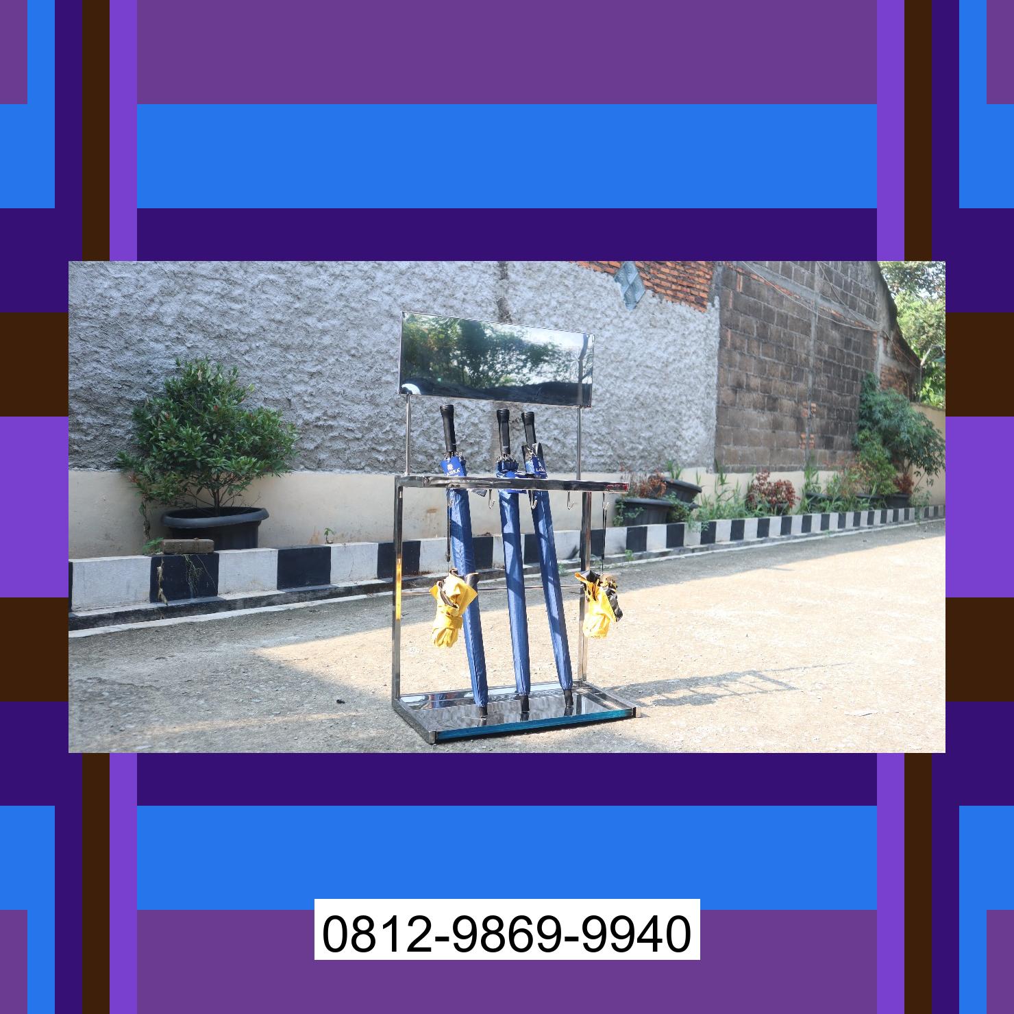 0812-9869-9940 Promo Hebat, Jual Rak Payung | Tempat Payung | Rak Tempat Stand Payung | Lemari Payung | Promo Launching Buay Pemuka Peliung