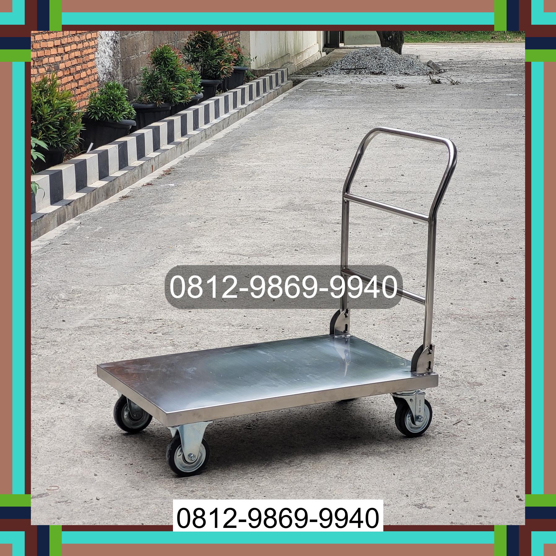 0812-9869-9940 Terbaik, Jual Handtruck Hand Truck 500 kgg & 300 kg | Troli Barang | Troli lipat | Troli angkut Aceh Jaya