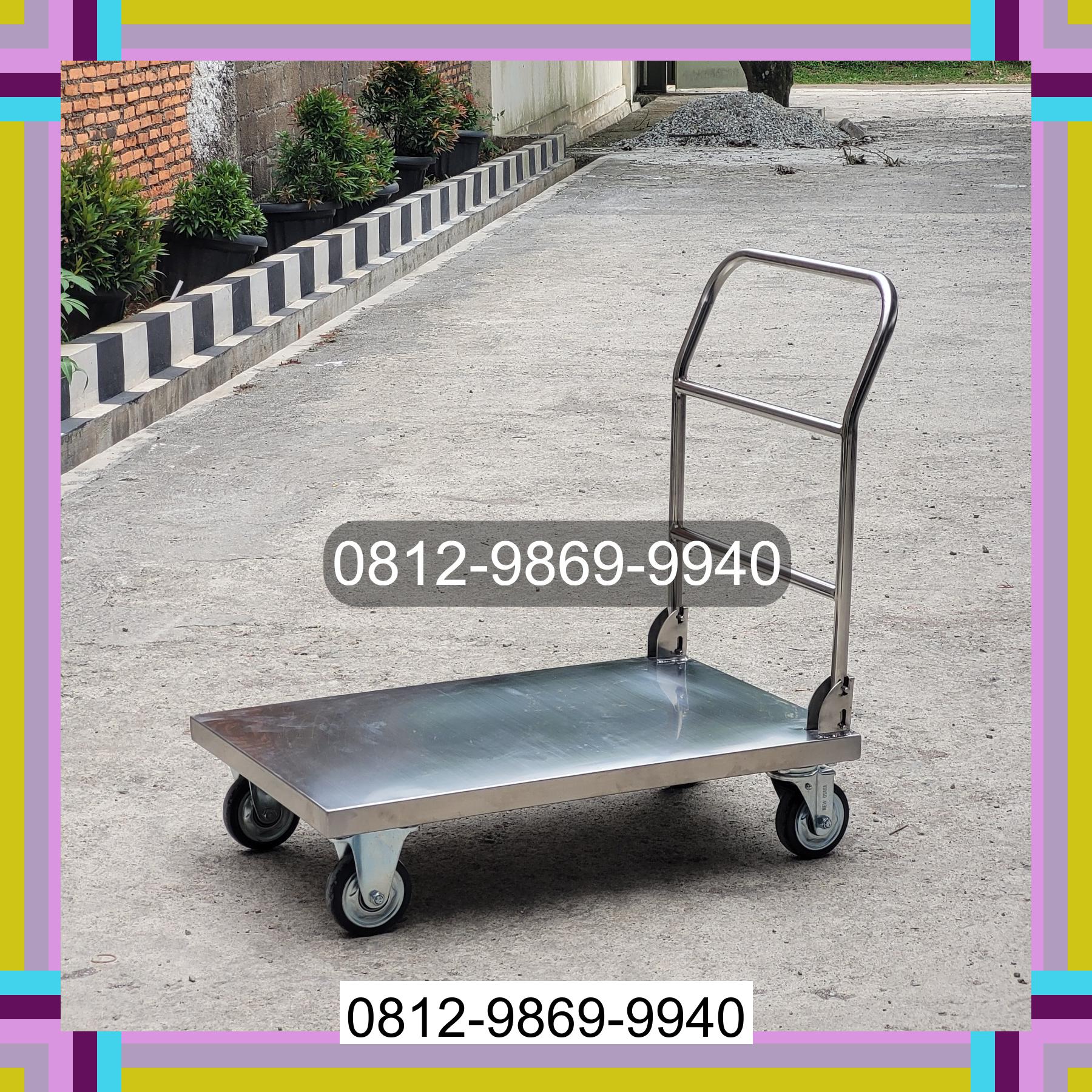 0812-9869-9940 Terbaik, Jual Handtruck Hand Truck 500 kgg & 300 kg | Troli Barang | Troli lipat | Troli angkut Asmat