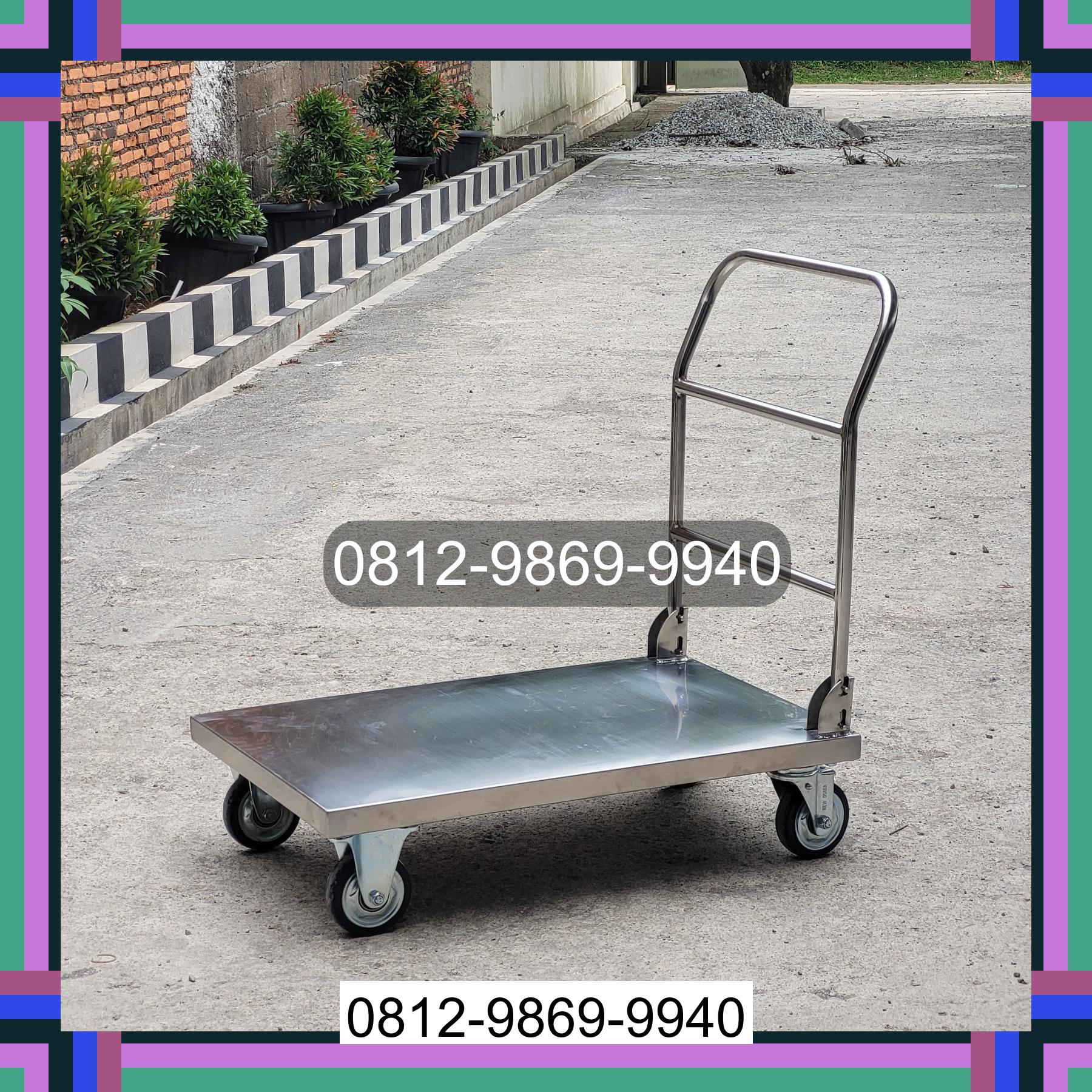 0812-9869-9940 Terbaik, Jual Handtruck Hand Truck 500 kgg & 300 kg | Troli Barang | Troli lipat | Troli angkut Bandar