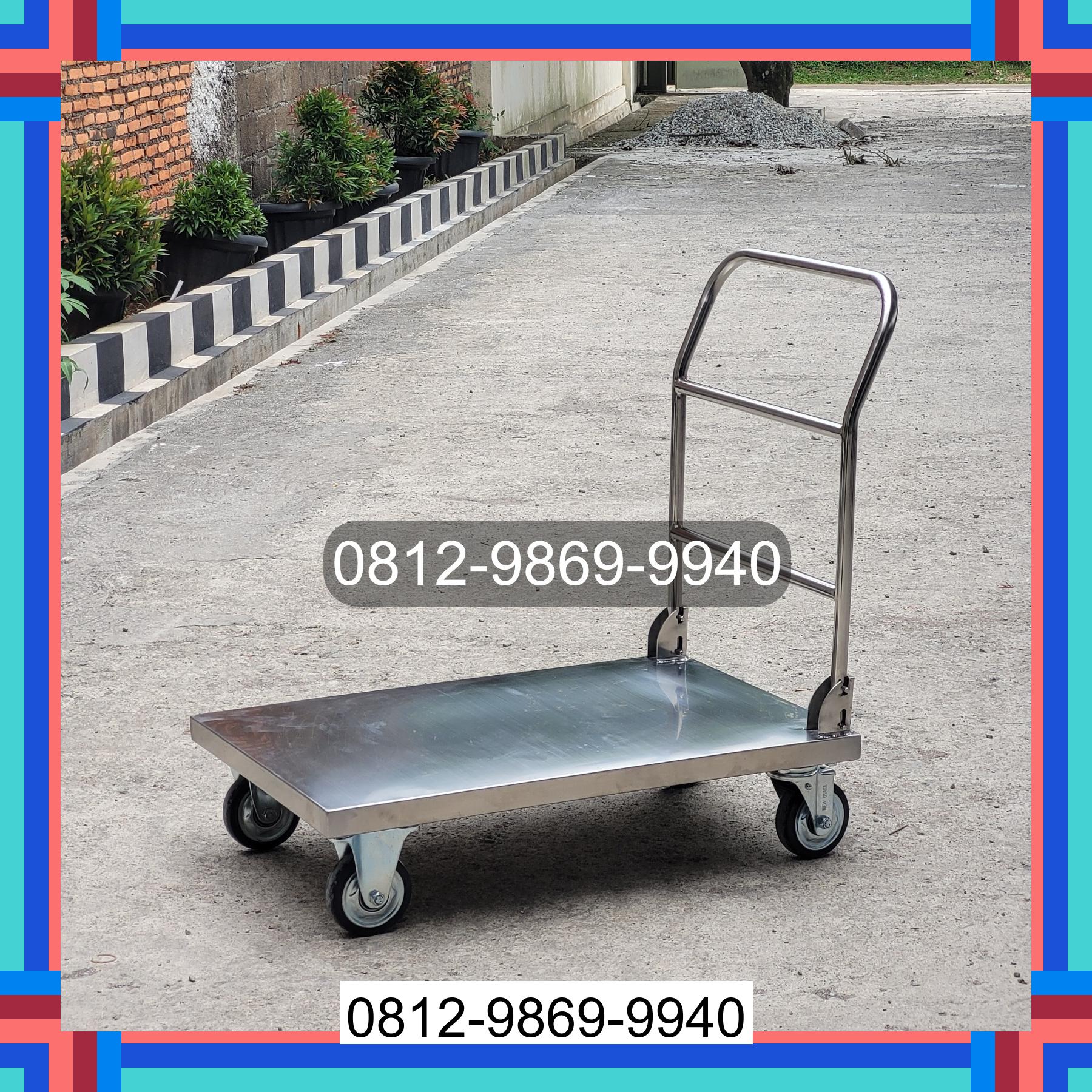 0812-9869-9940 Terbaik, Jual Handtruck Hand Truck 500 kgg & 300 kg | Troli Barang | Troli lipat | Troli angkut Bandar Pulau