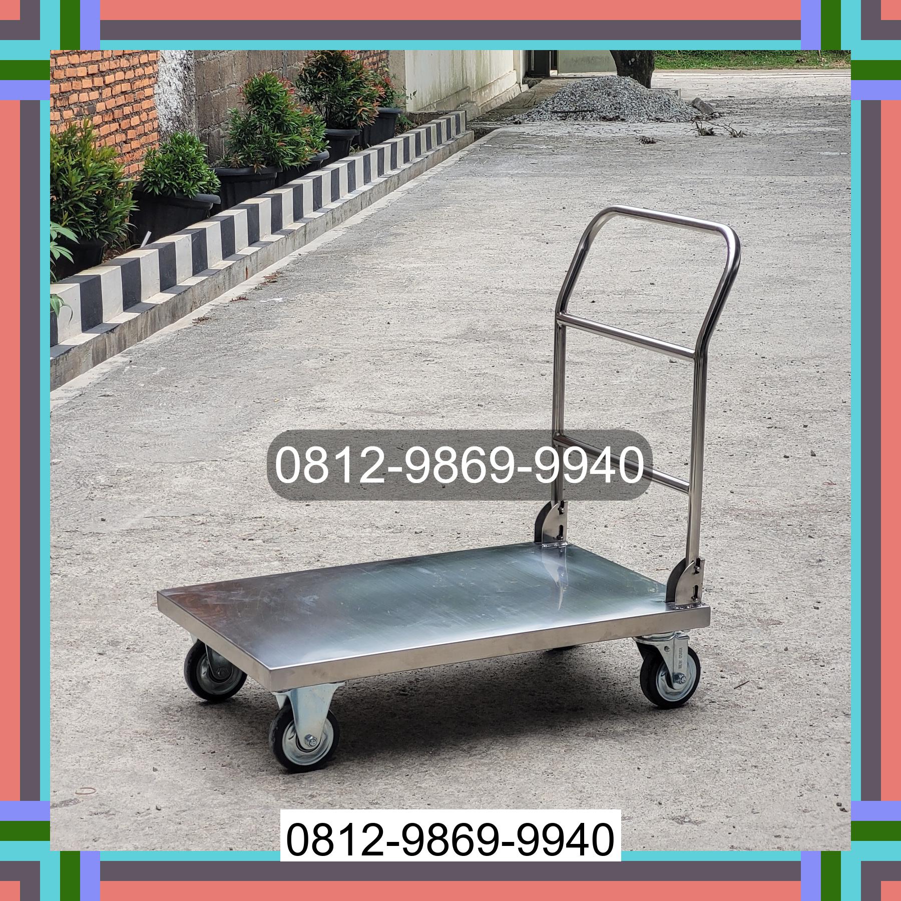 0812-9869-9940 Terbaik, Jual Handtruck Hand Truck 500 kgg & 300 kg | Troli Barang | Troli lipat | Troli angkut Bandung