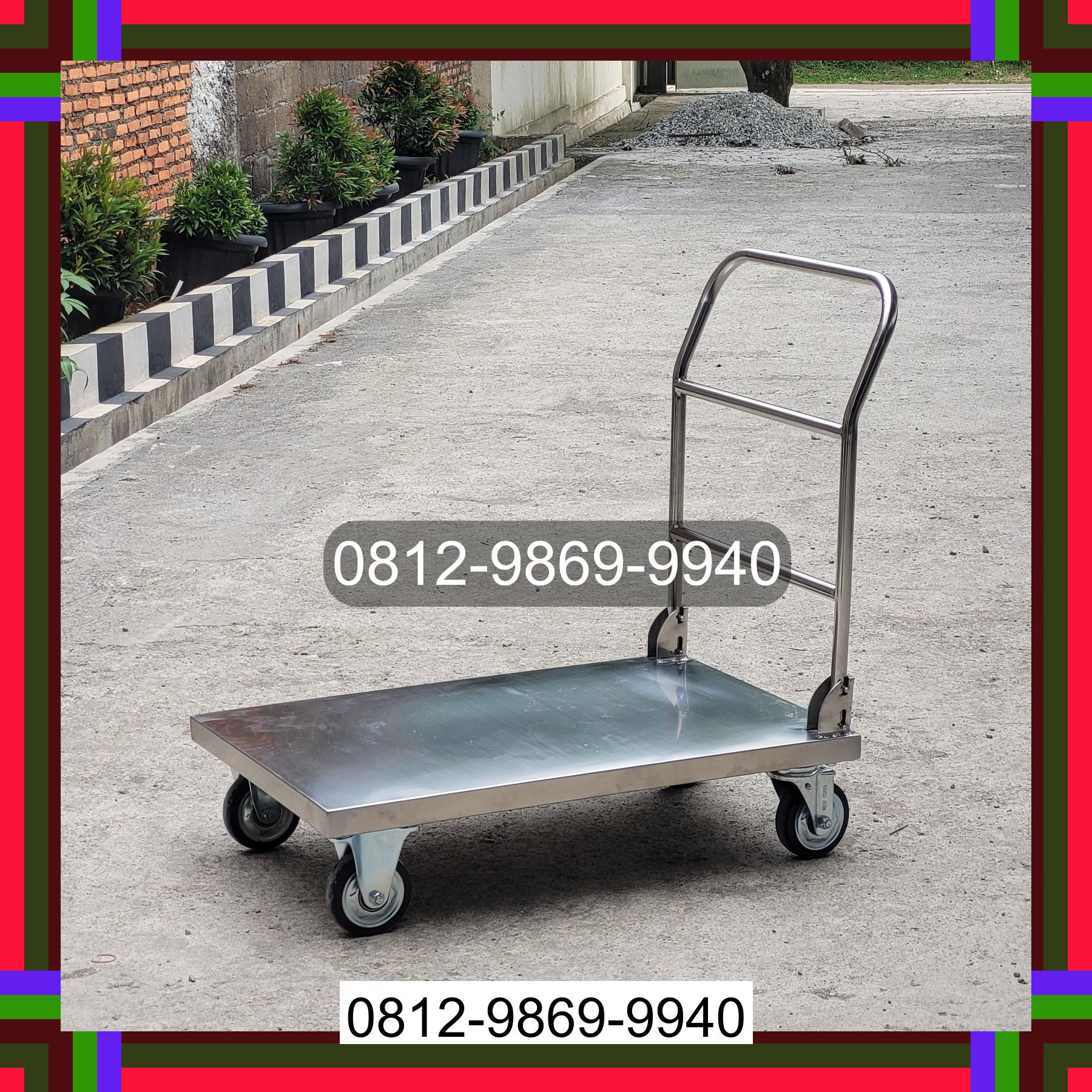 0812-9869-9940 Terbaik, Jual Handtruck Hand Truck 500 kgg & 300 kg | Troli Barang | Troli lipat | Troli angkut Banjarnegara