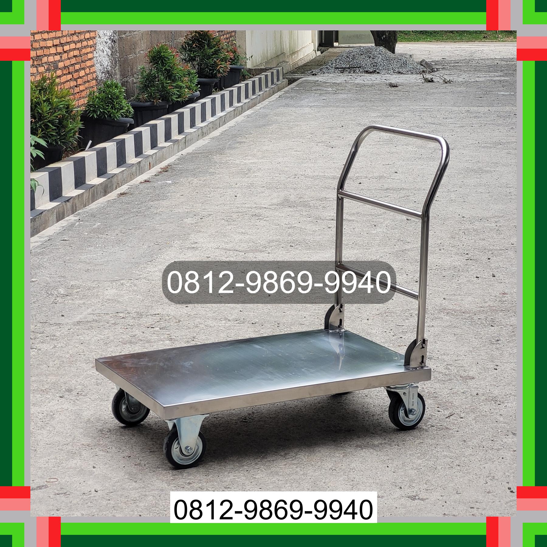 0812-9869-9940 Terbaik, Jual Handtruck Hand Truck 500 kgg & 300 kg | Troli Barang | Troli lipat | Troli angkut Barumun