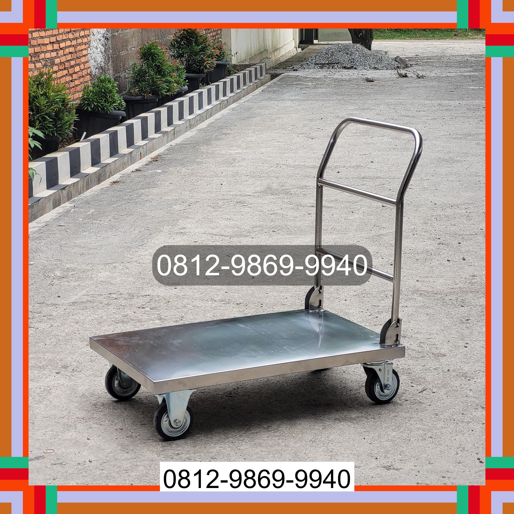 0812-9869-9940 Terbaik, Jual Handtruck Hand Truck 500 kgg & 300 kg | Troli Barang | Troli lipat | Troli angkut Batang Toru