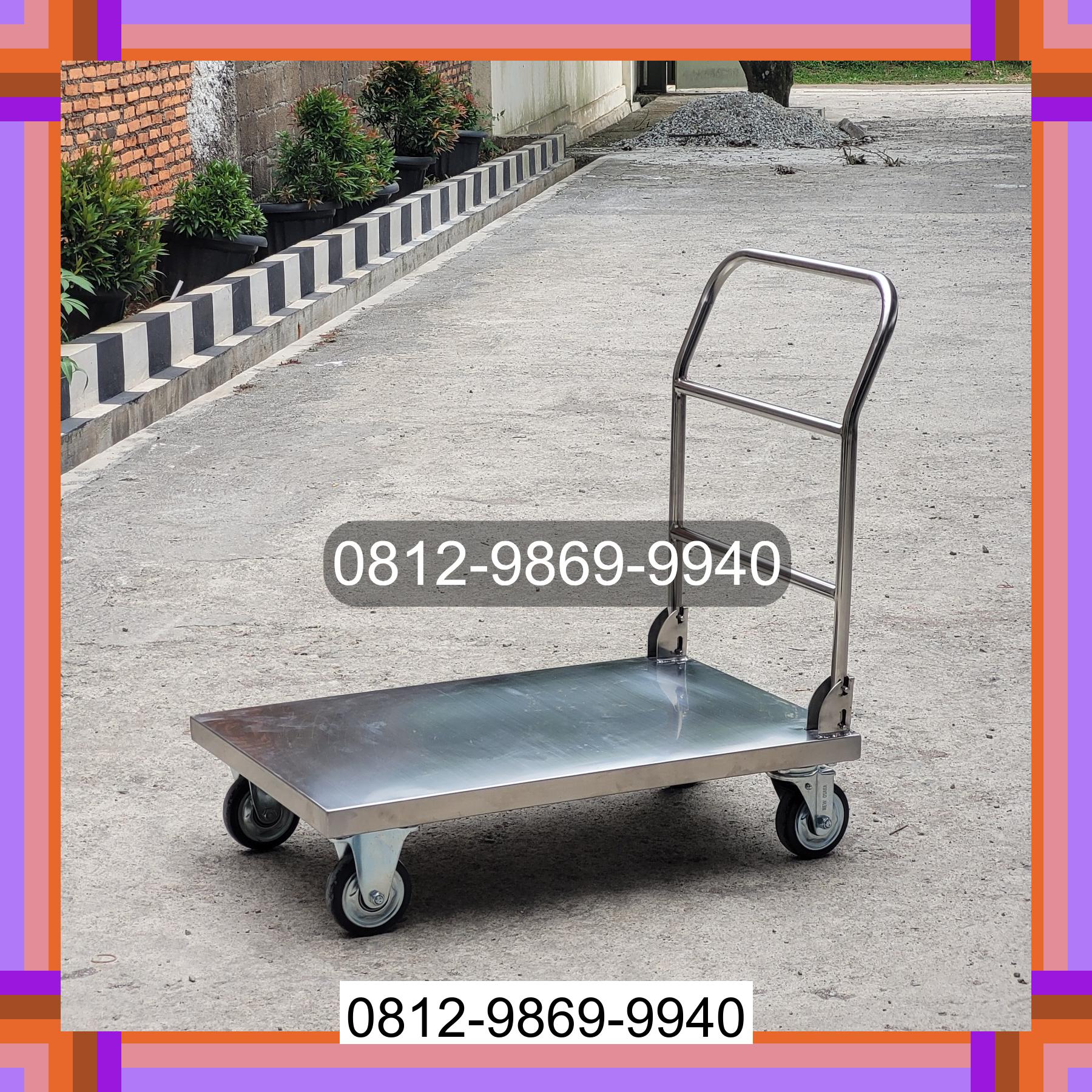 0812-9869-9940 Terbaik, Jual Handtruck Hand Truck 500 kgg & 300 kg | Troli Barang | Troli lipat | Troli angkut Batu