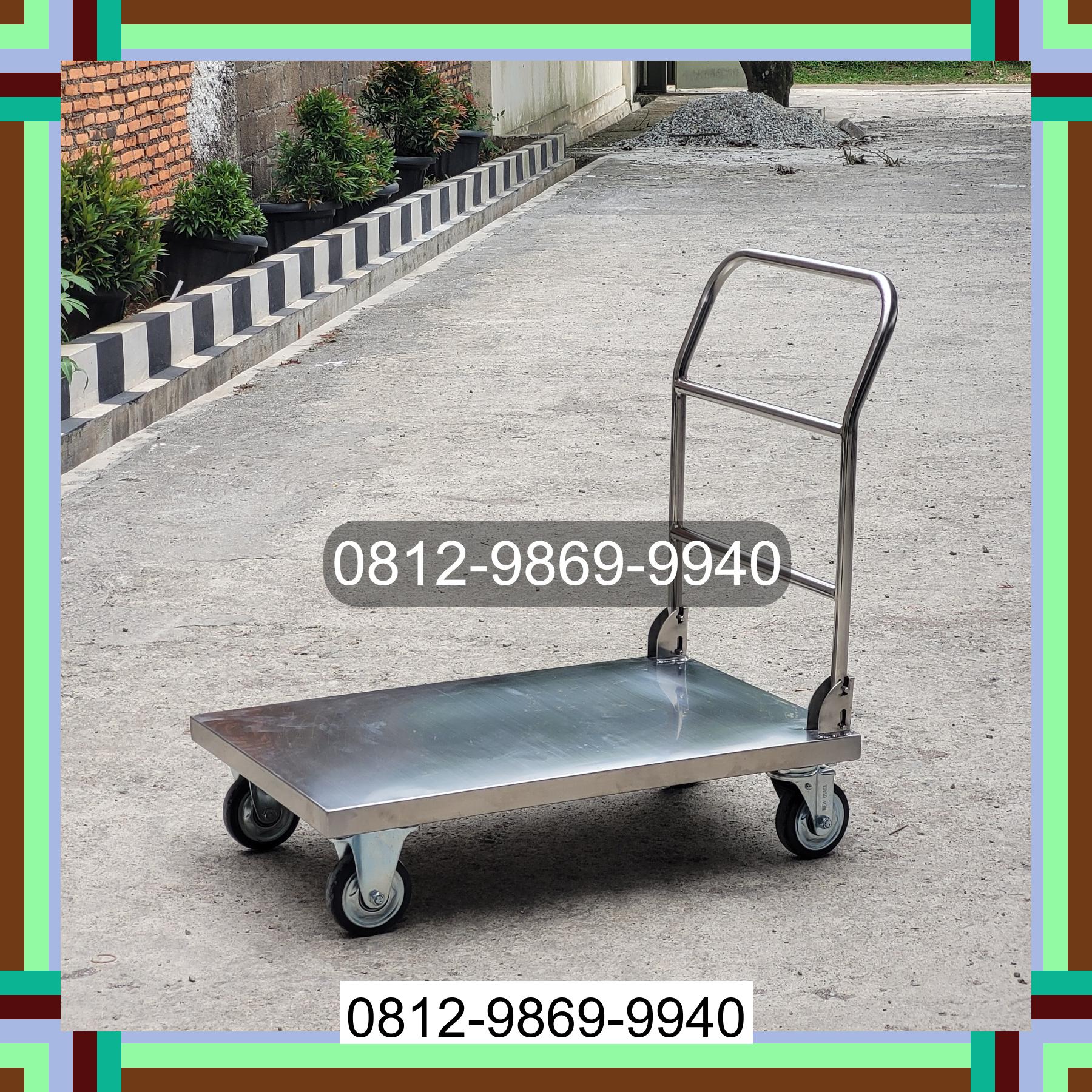 0812-9869-9940 Terbaik, Jual Handtruck Hand Truck 500 kgg & 300 kg | Troli Barang | Troli lipat | Troli angkut Belitang Jaya