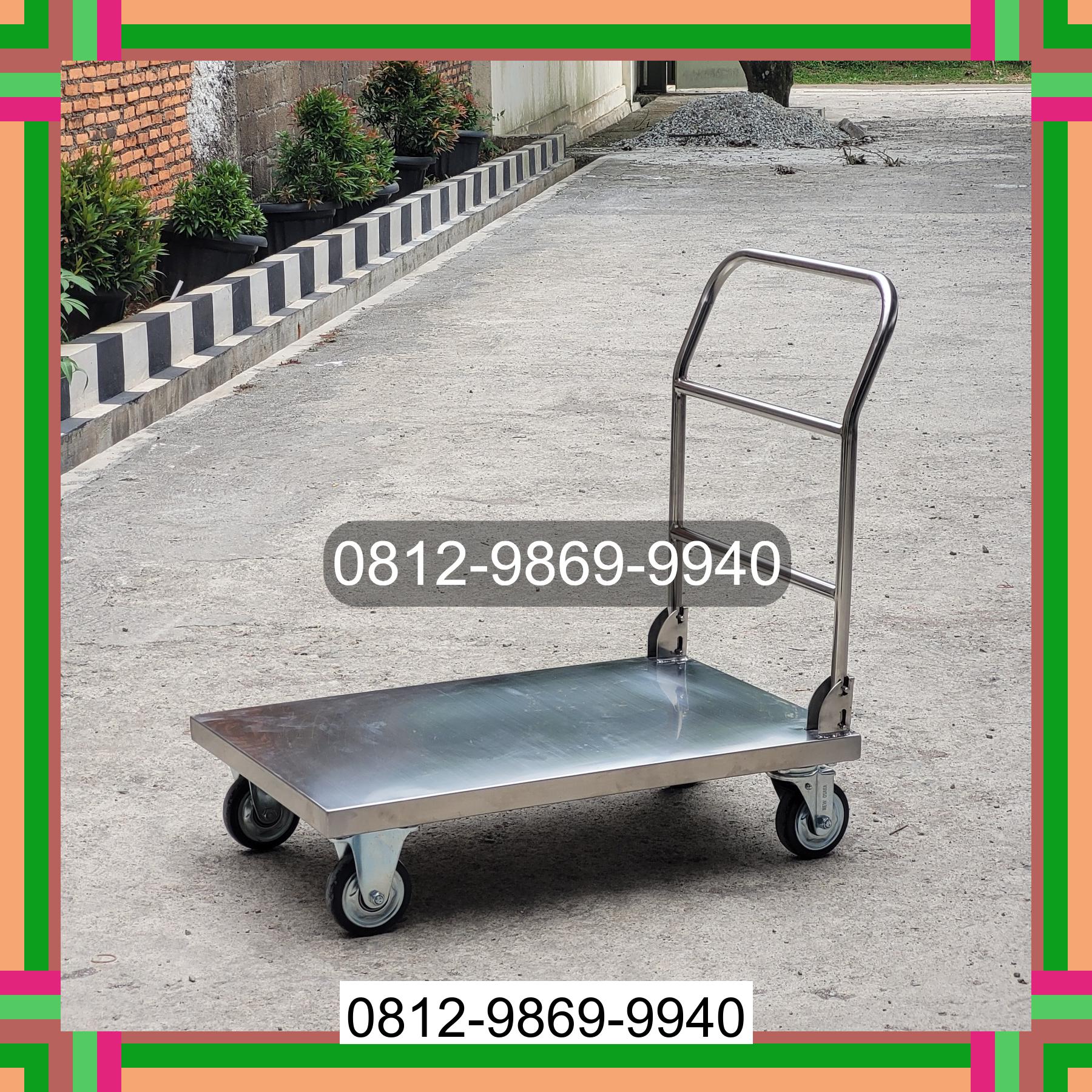 0812-9869-9940 Terbaik, Jual Handtruck Hand Truck 500 kgg & 300 kg | Troli Barang | Troli lipat | Troli angkut Belu