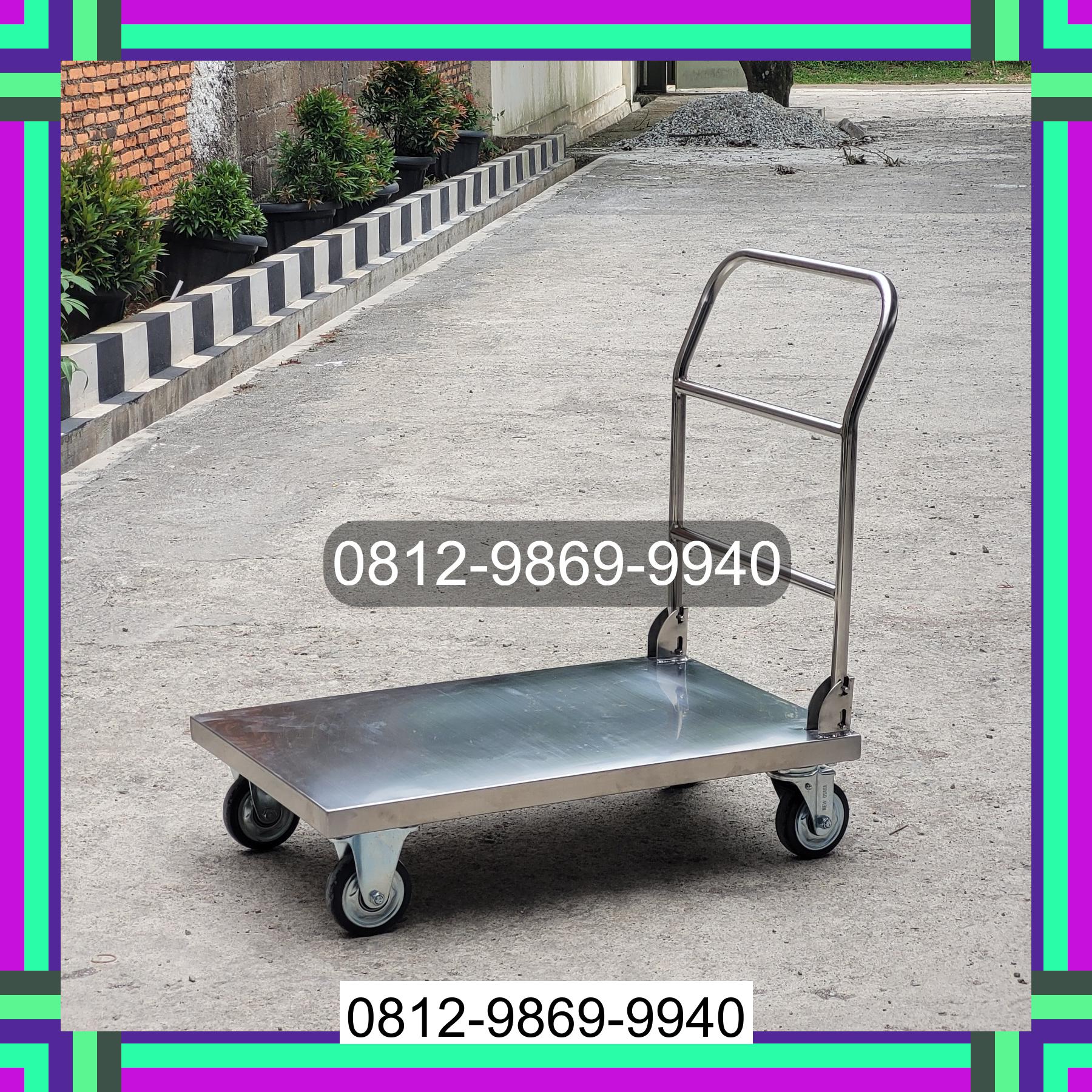 0812-9869-9940 Terbaik, Jual Handtruck Hand Truck 500 kgg & 300 kg | Troli Barang | Troli lipat | Troli angkut Bika