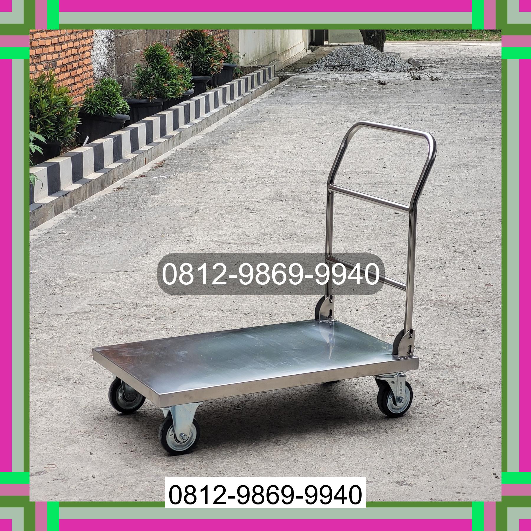 0812-9869-9940 Terbaik, Jual Handtruck Hand Truck 500 kgg & 300 kg | Troli Barang | Troli lipat | Troli angkut Bilah Barat