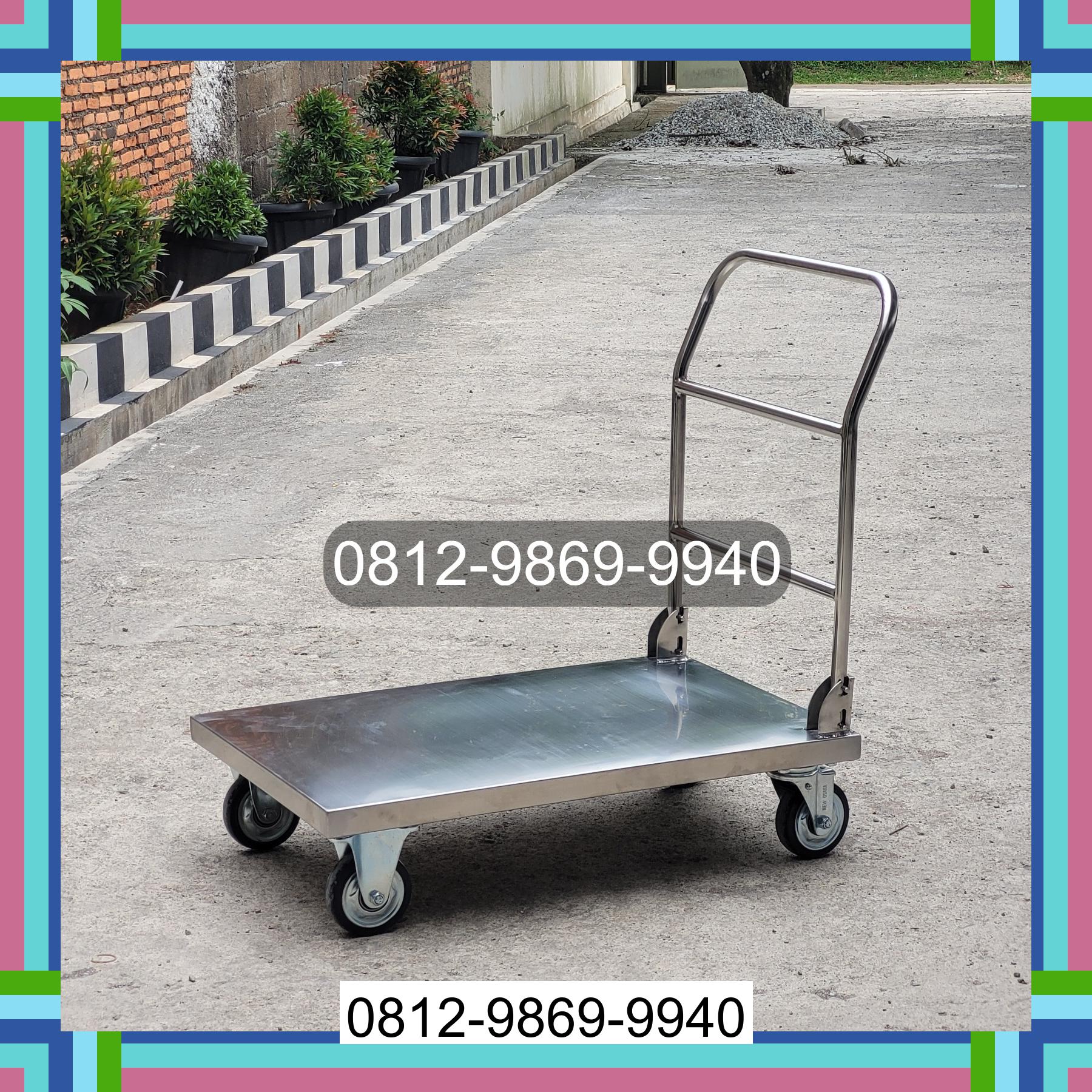 0812-9869-9940 Terbaik, Jual Handtruck Hand Truck 500 kgg & 300 kg | Troli Barang | Troli lipat | Troli angkut Bogor