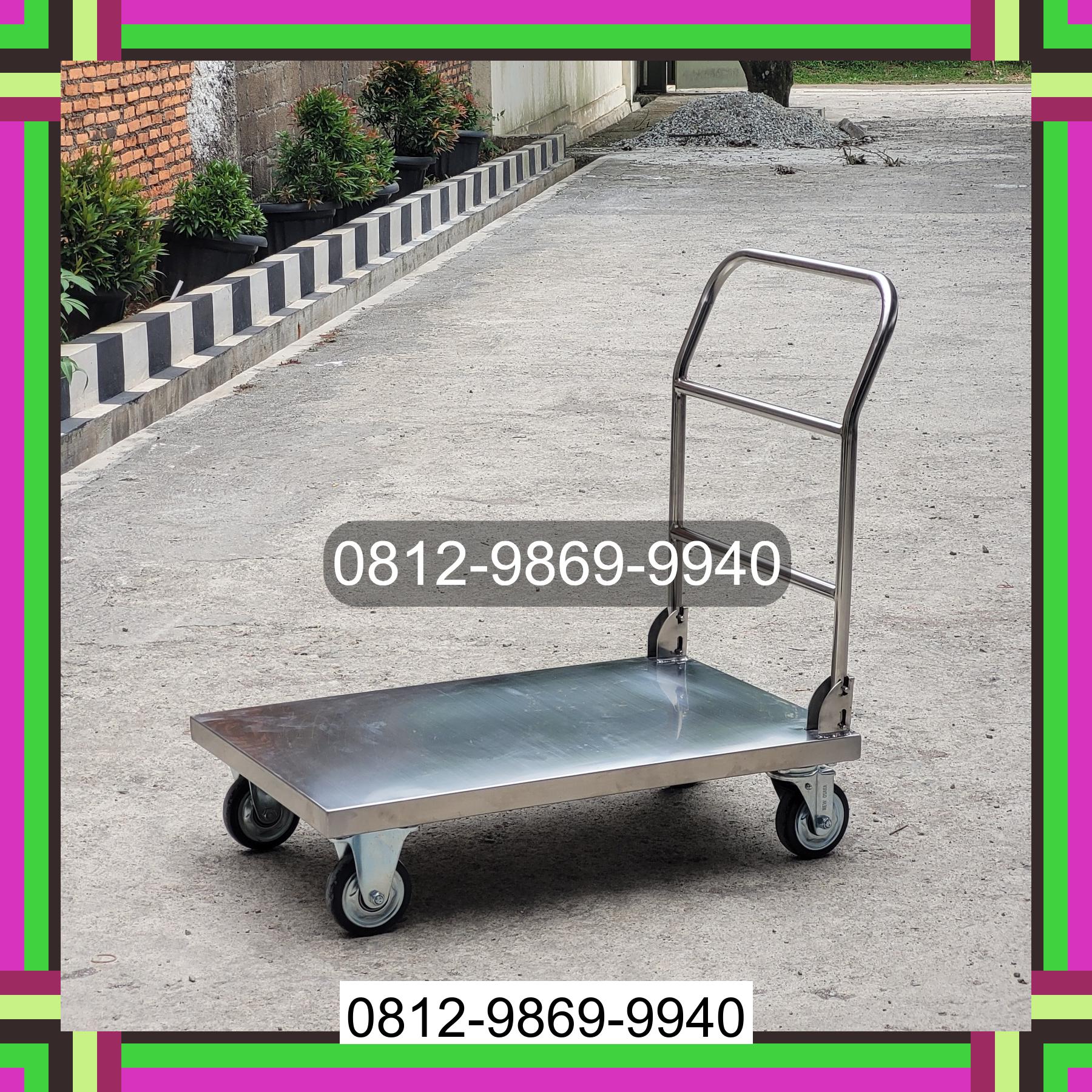0812-9869-9940 Terbaik, Jual Handtruck Hand Truck 500 kgg & 300 kg | Troli Barang | Troli lipat | Troli angkut Bojongloa Kaler