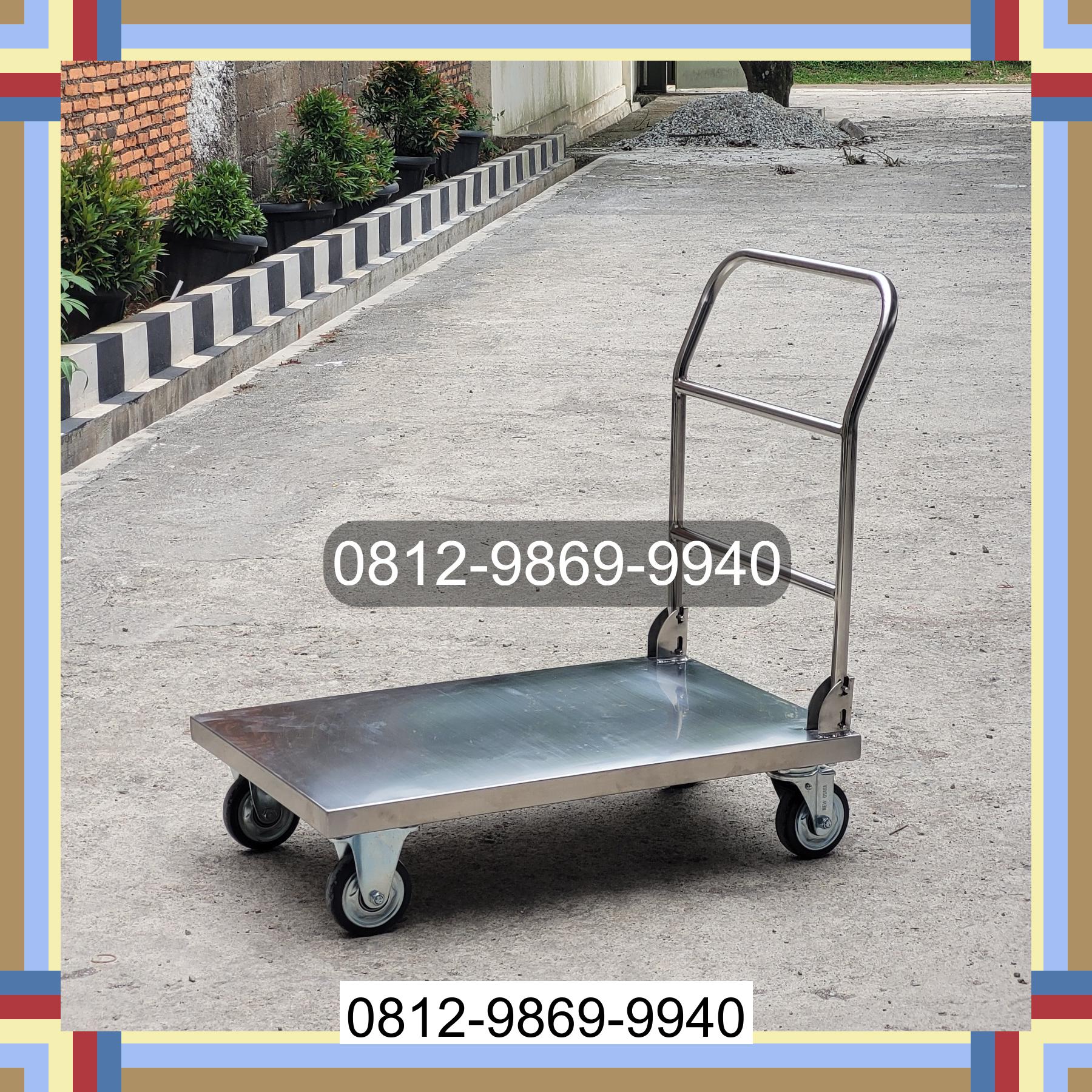 0812-9869-9940 Terbaik, Jual Handtruck Hand Truck 500 kgg & 300 kg | Troli Barang | Troli lipat | Troli angkut Bungo