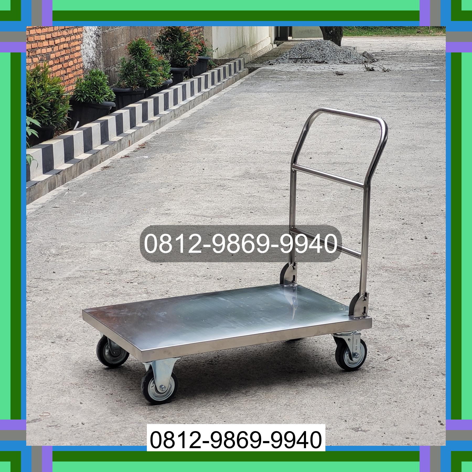 0812-9869-9940 Terbaik, Jual Handtruck Hand Truck 500 kgg & 300 kg | Troli Barang | Troli lipat | Troli angkut Cengal