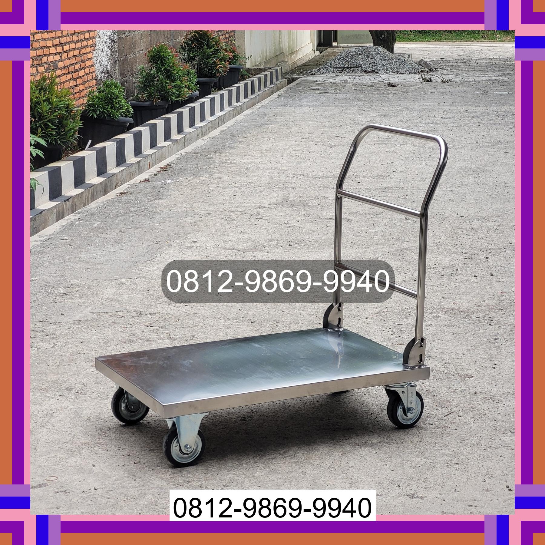 0812-9869-9940 Terbaik, Jual Handtruck Hand Truck 500 kgg & 300 kg | Troli Barang | Troli lipat | Troli angkut Cikole