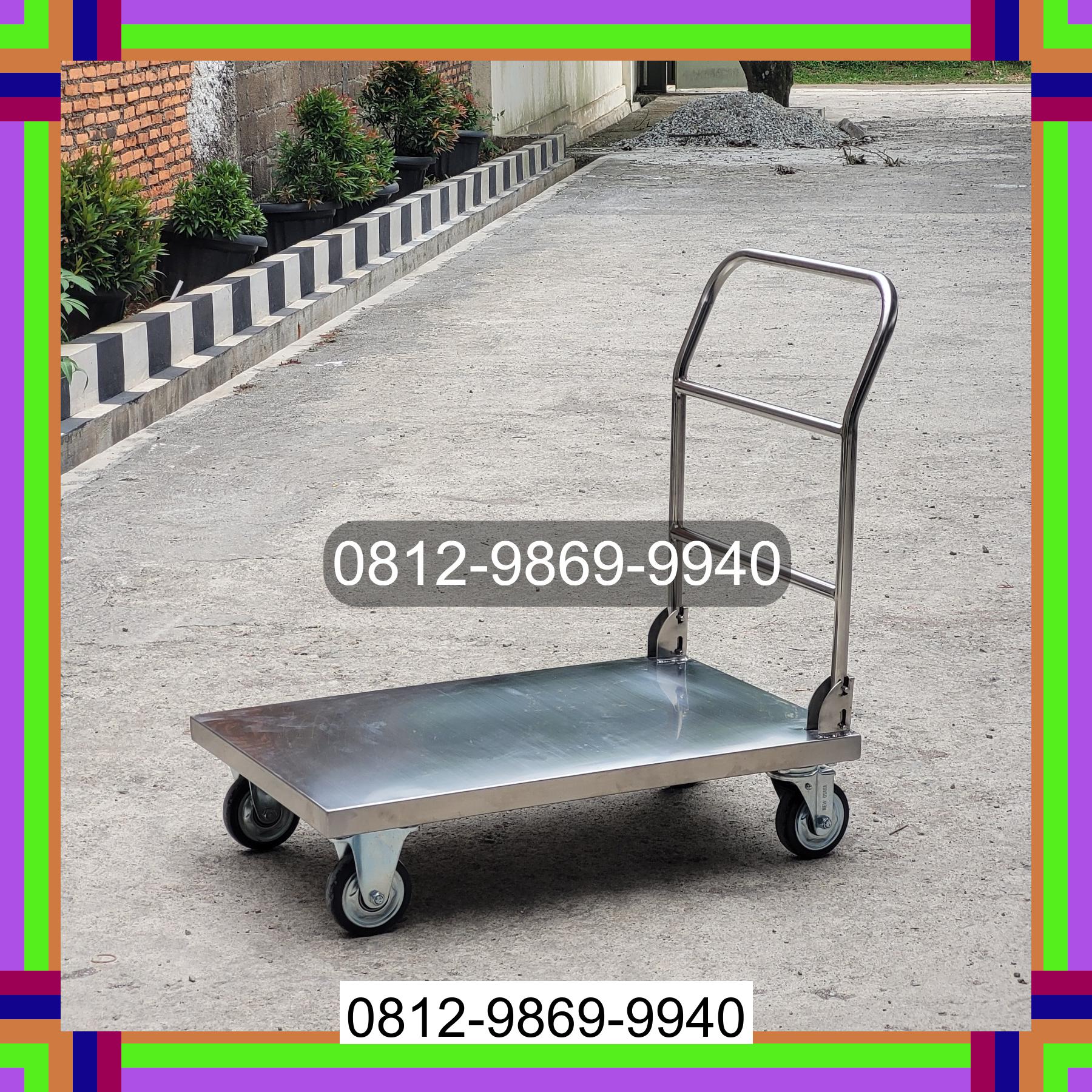 0812-9869-9940 Terbaik, Jual Handtruck Hand Truck 500 kgg & 300 kg | Troli Barang | Troli lipat | Troli angkut Darul Ihsan