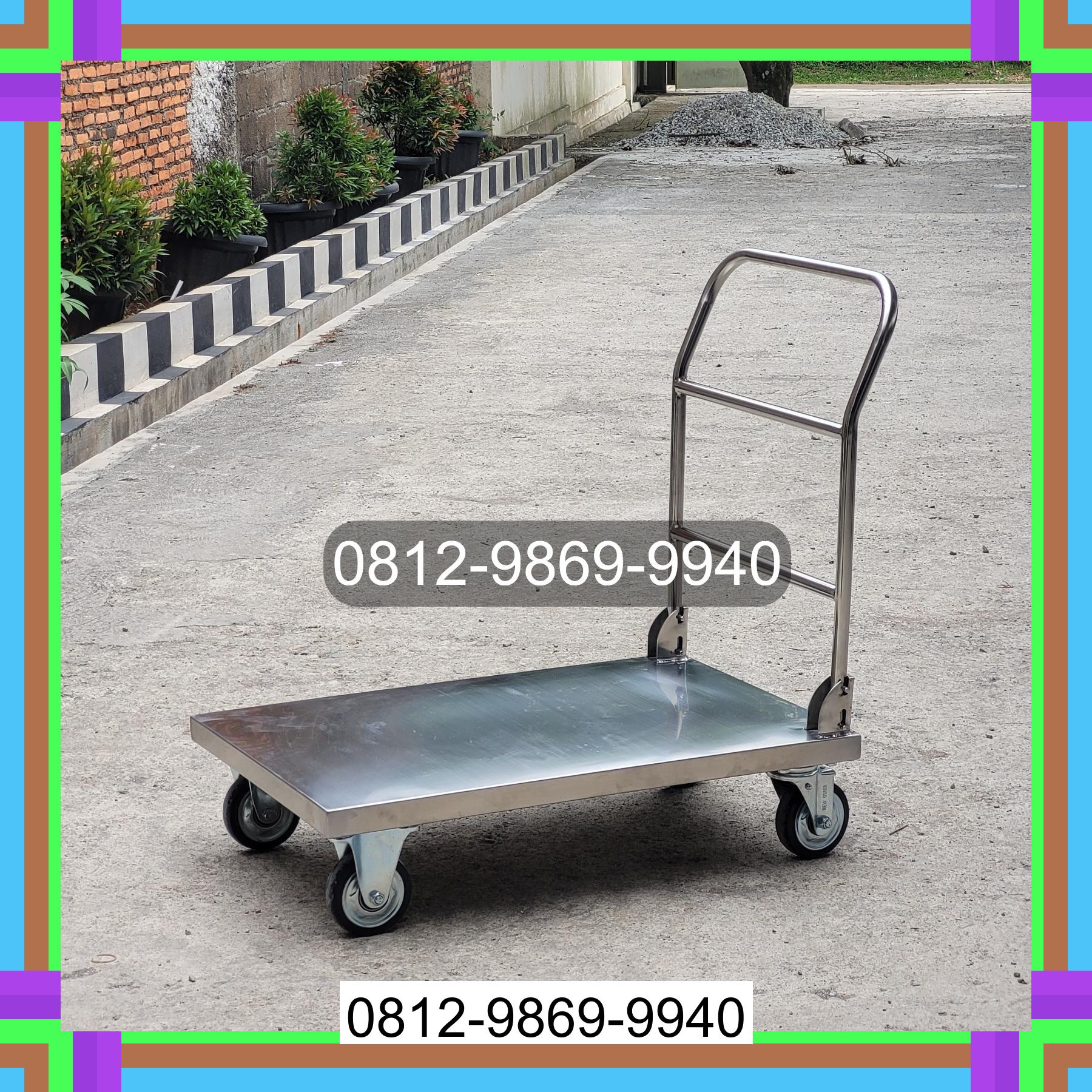 0812-9869-9940 Terbaik, Jual Handtruck Hand Truck 500 kgg & 300 kg | Troli Barang | Troli lipat | Troli angkut Gabus