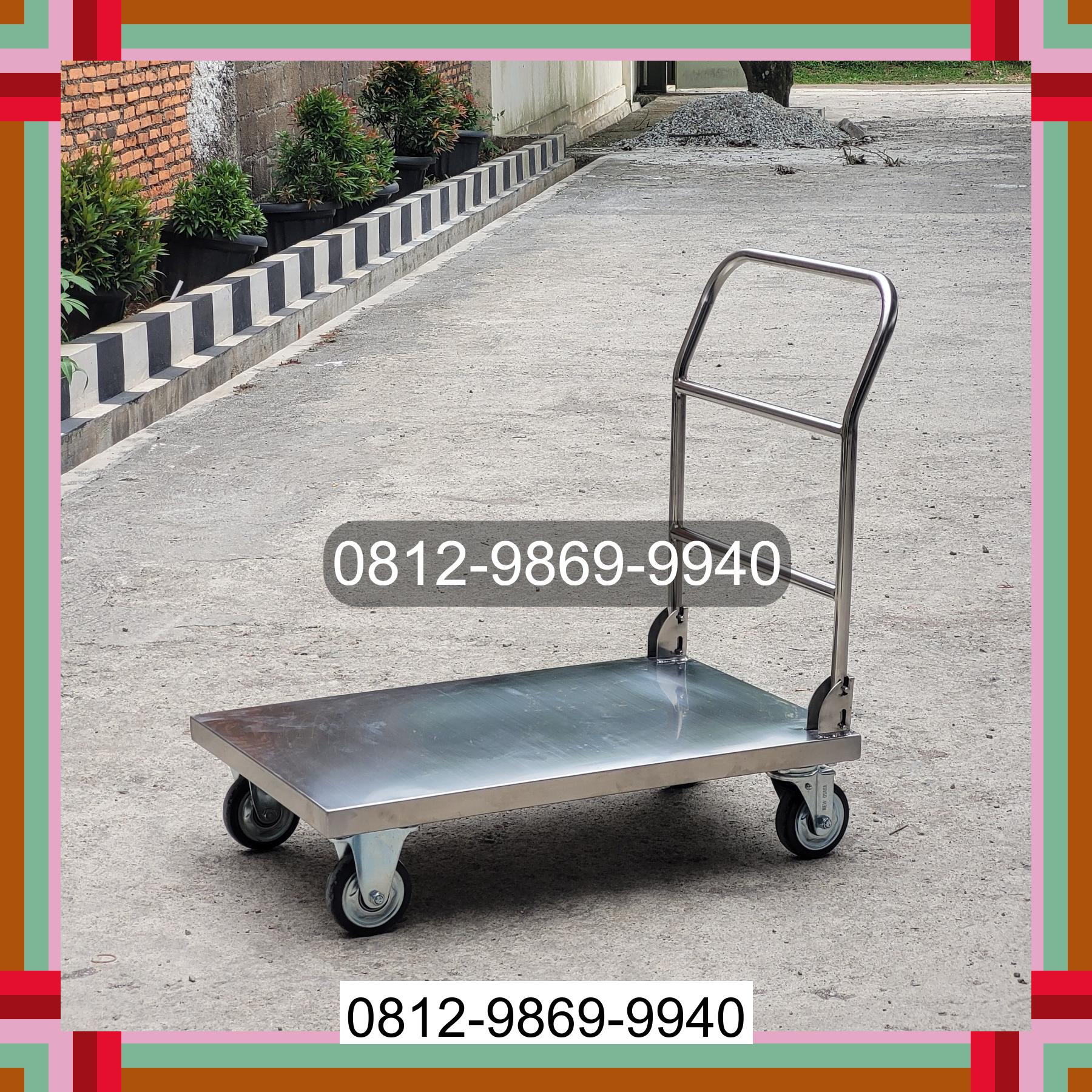 0812-9869-9940 Terbaik, Jual Handtruck Hand Truck 500 kgg & 300 kg | Troli Barang | Troli lipat | Troli angkut Girsang Sipangan Bolon