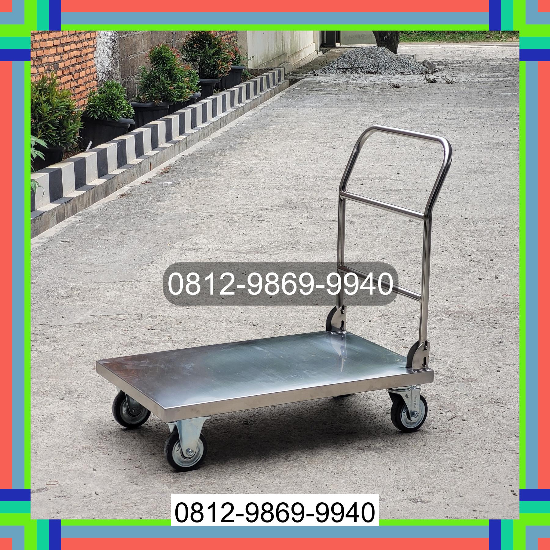 0812-9869-9940 Terbaik, Jual Handtruck Hand Truck 500 kgg & 300 kg | Troli Barang | Troli lipat | Troli angkut Gunung Sitember