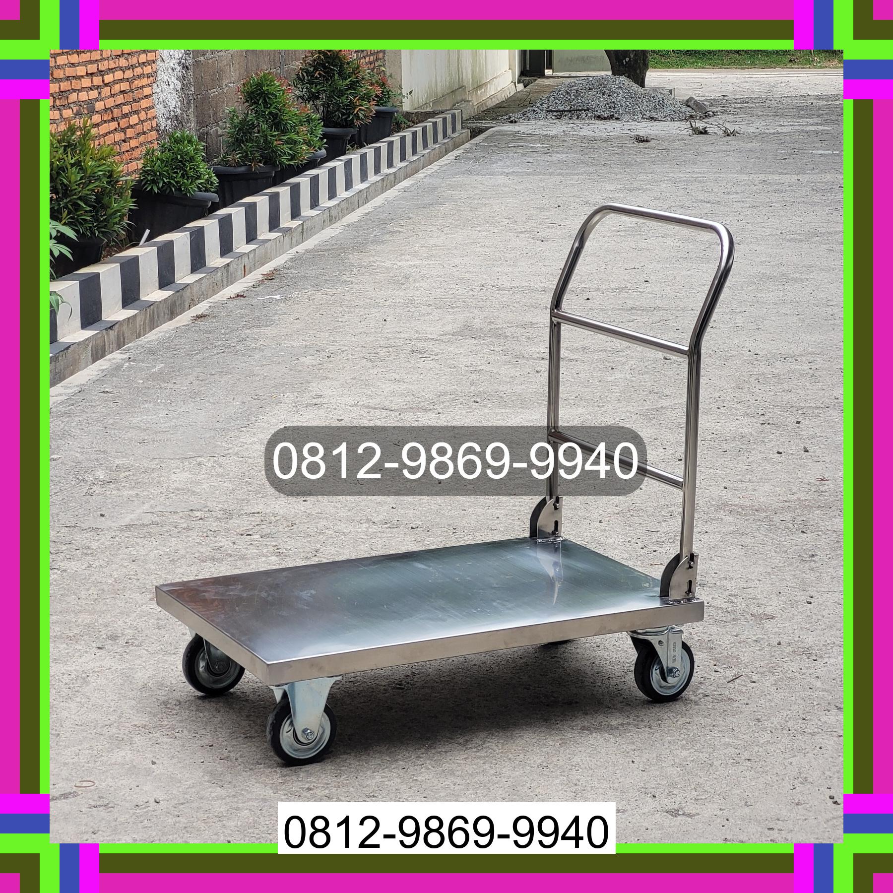 0812-9869-9940 Terbaik, Jual Handtruck Hand Truck 500 kgg & 300 kg | Troli Barang | Troli lipat | Troli angkut Halongonan