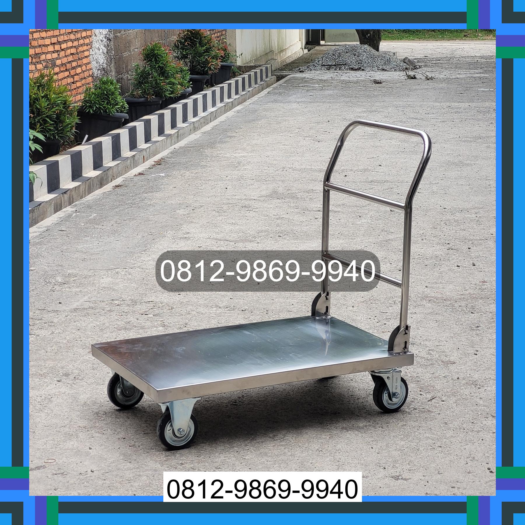 0812-9869-9940 Terbaik, Jual Handtruck Hand Truck 500 kgg & 300 kg | Troli Barang | Troli lipat | Troli angkut Hutabayu Raja