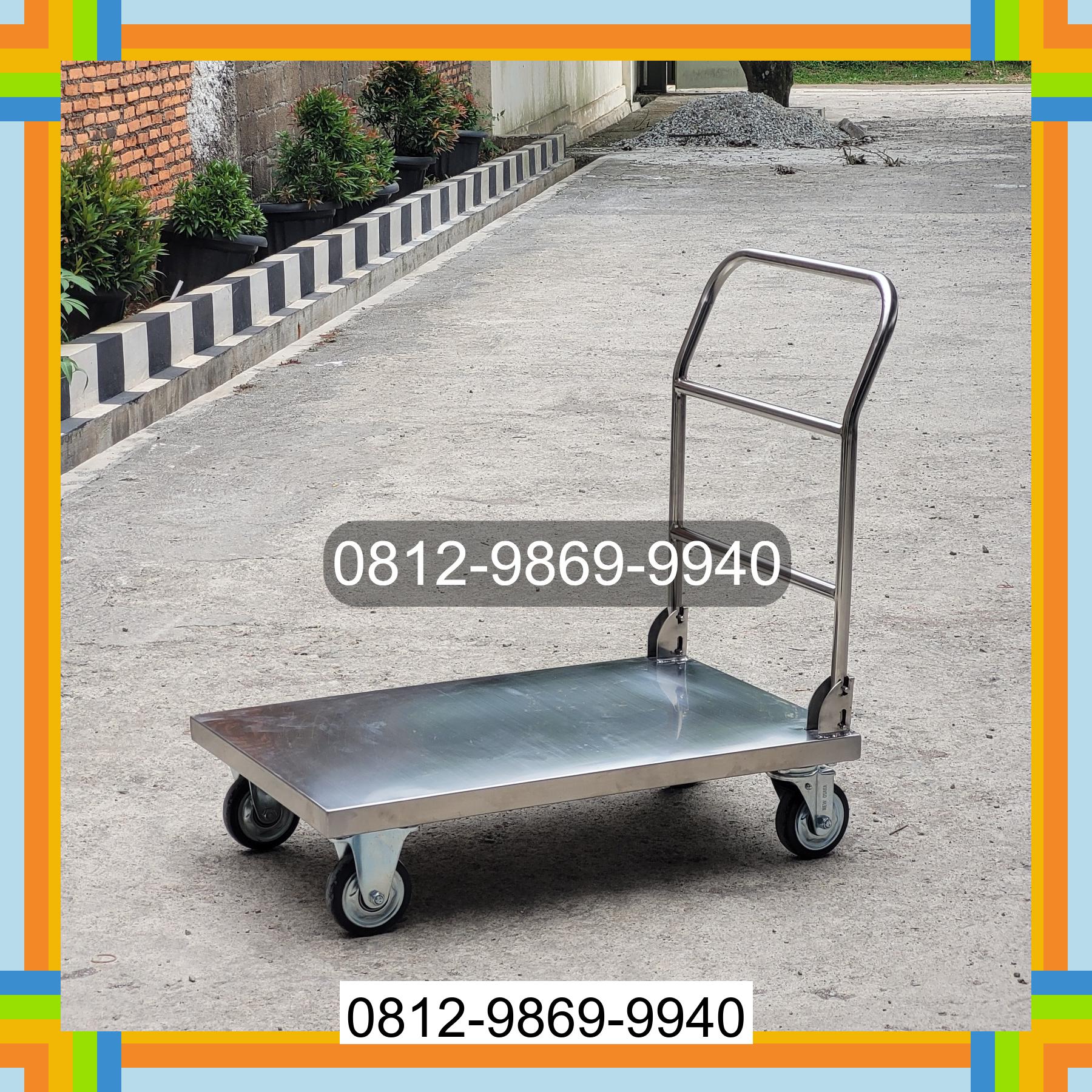 0812-9869-9940 Terbaik, Jual Handtruck Hand Truck 500 kgg & 300 kg | Troli Barang | Troli lipat | Troli angkut Jambe