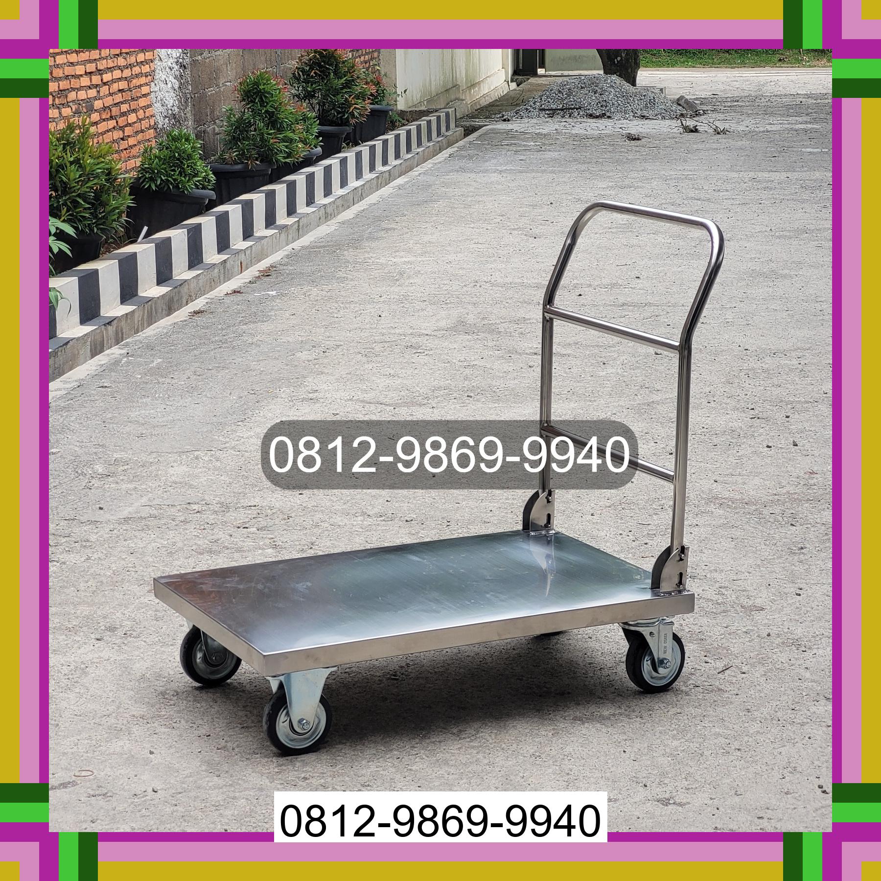 0812-9869-9940 Terbaik, Jual Handtruck Hand Truck 500 kgg & 300 kg | Troli Barang | Troli lipat | Troli angkut Karangrayung