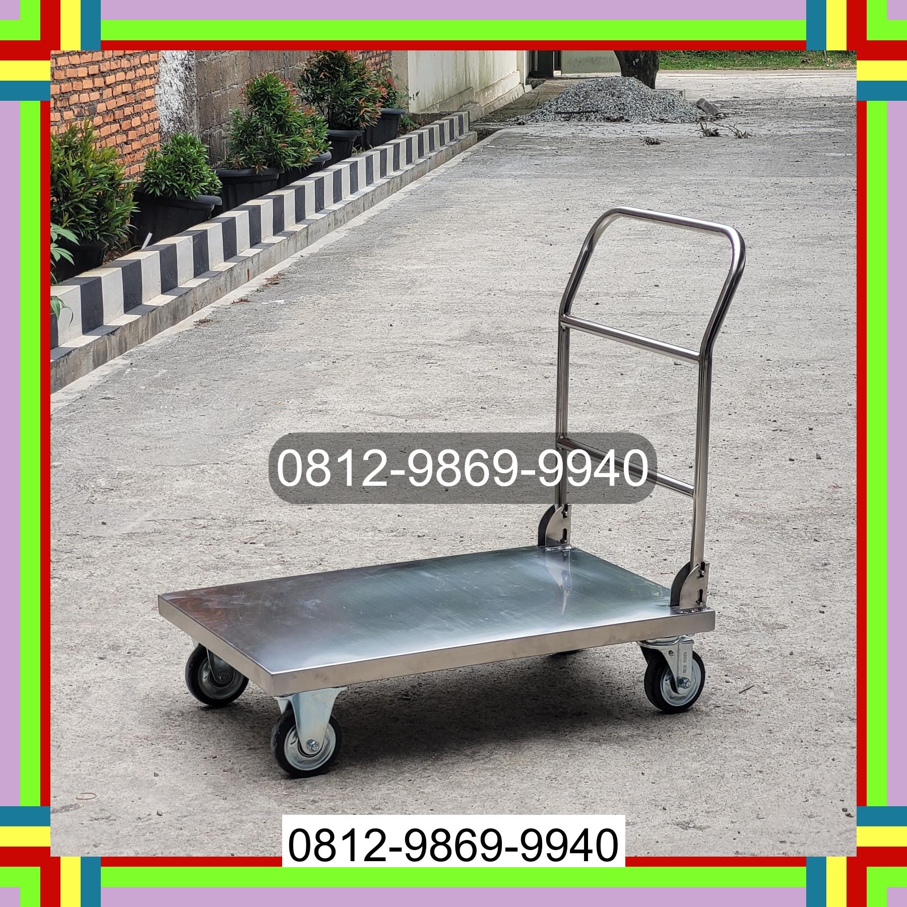 0812-9869-9940 Terbaik, Jual Handtruck Hand Truck 500 kgg & 300 kg | Troli Barang | Troli lipat | Troli angkut Kepulauan Talaud