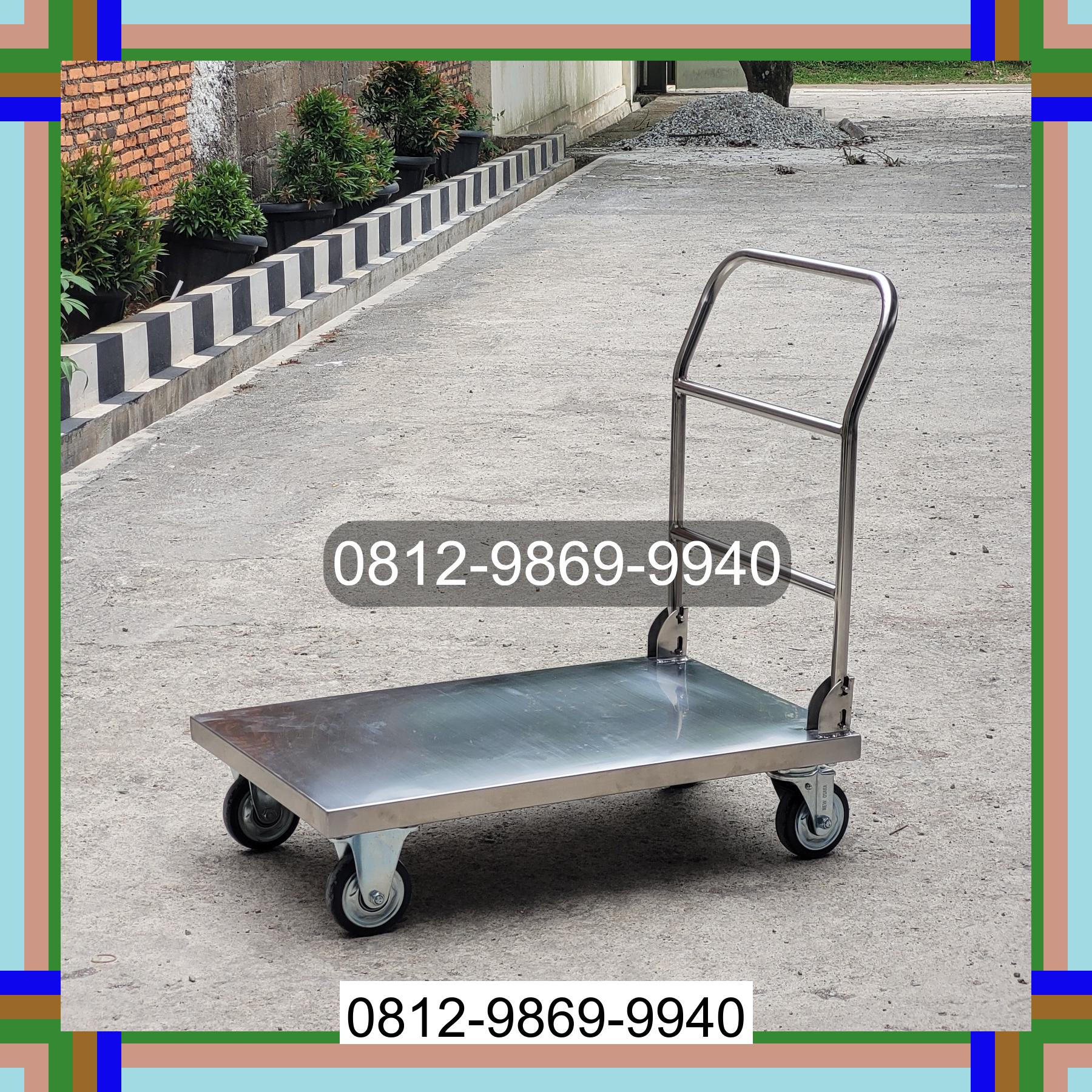 0812-9869-9940 Terbaik, Jual Handtruck Hand Truck 500 kgg & 300 kg | Troli Barang | Troli lipat | Troli angkut Klaten