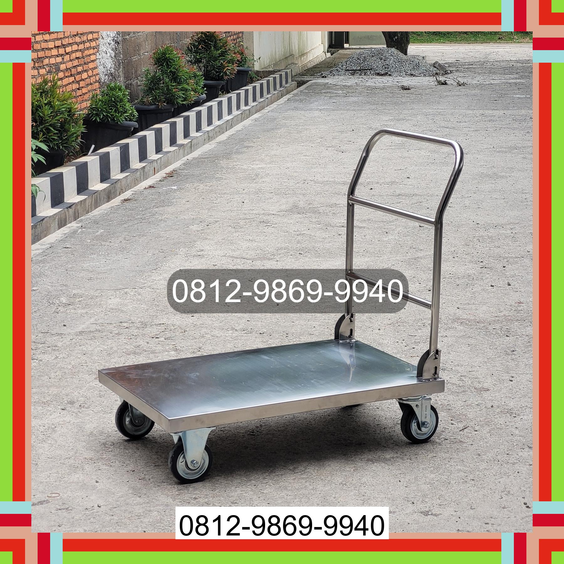 0812-9869-9940 Terbaik, Jual Handtruck Hand Truck 500 kgg & 300 kg | Troli Barang | Troli lipat | Troli angkut Klungkung