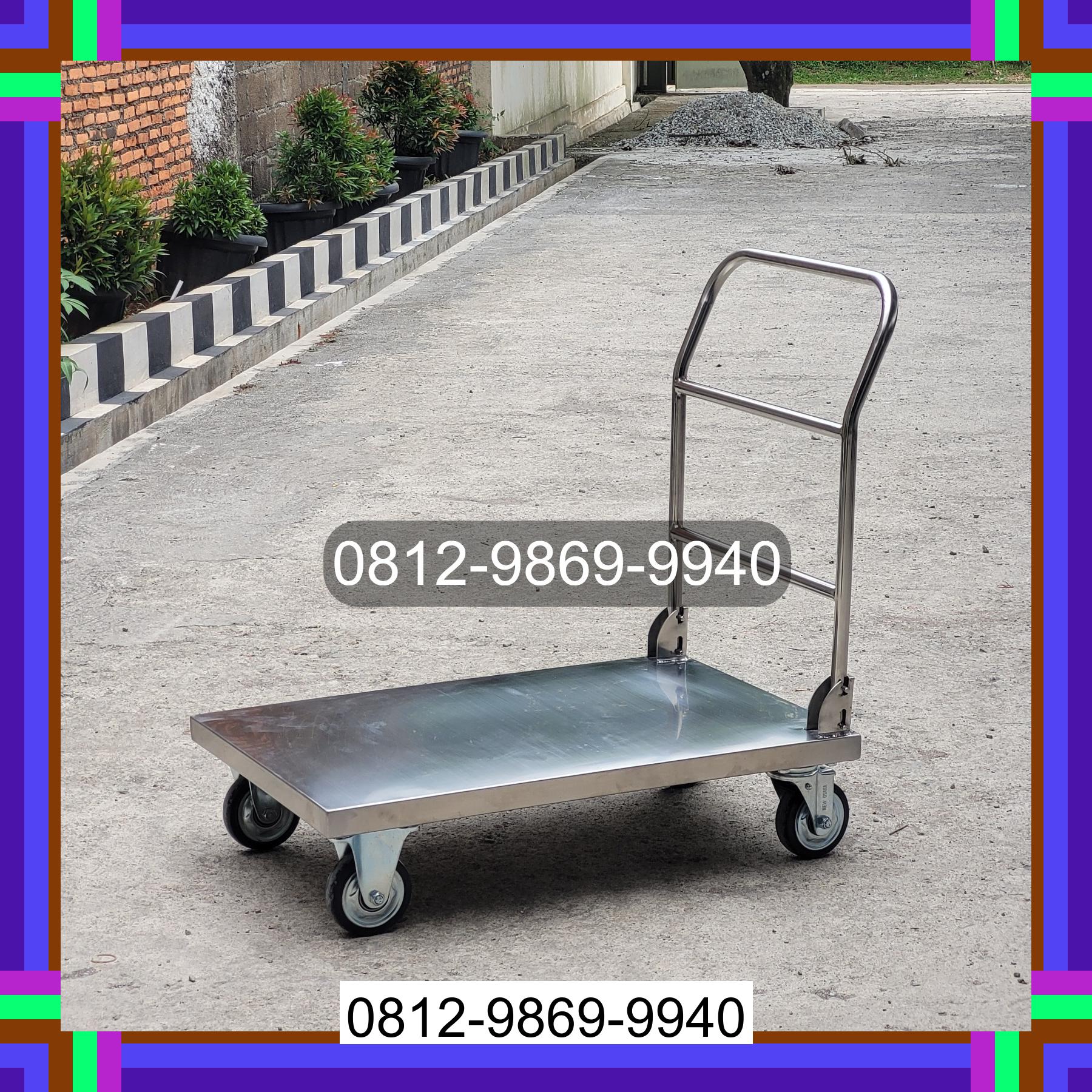 0812-9869-9940 Terbaik, Jual Handtruck Hand Truck 500 kgg & 300 kg | Troli Barang | Troli lipat | Troli angkut Konawe Kepulauan