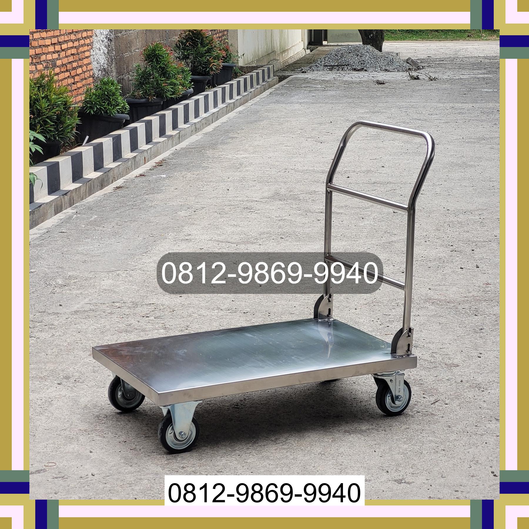 0812-9869-9940 Terbaik, Jual Handtruck Hand Truck 500 kgg & 300 kg | Troli Barang | Troli lipat | Troli angkut Kuta Makmur