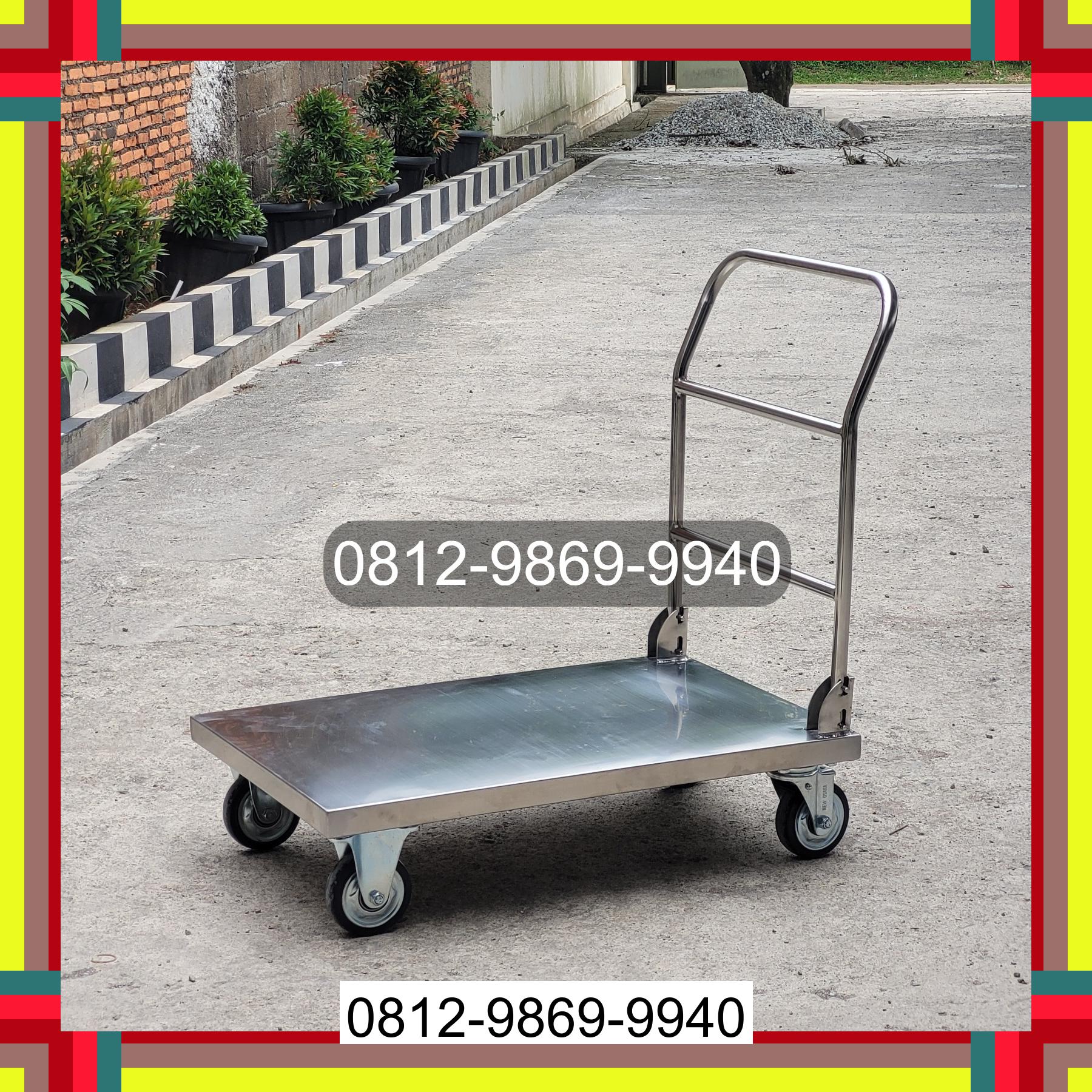 0812-9869-9940 Terbaik, Jual Handtruck Hand Truck 500 kgg & 300 kg | Troli Barang | Troli lipat | Troli angkut Lawang Kidul