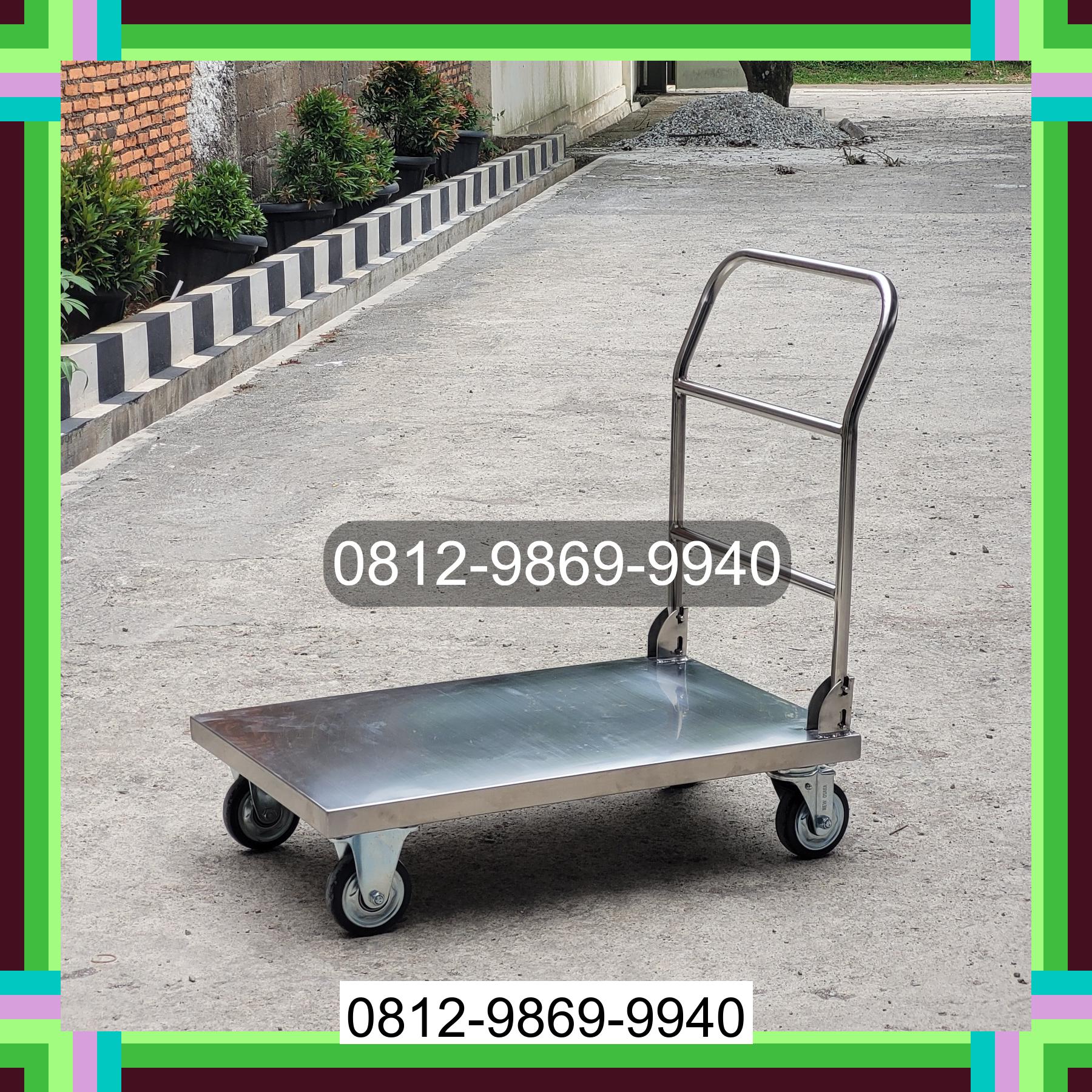0812-9869-9940 Terbaik, Jual Handtruck Hand Truck 500 kgg & 300 kg | Troli Barang | Troli lipat | Troli angkut Lawe Sigala-Gala