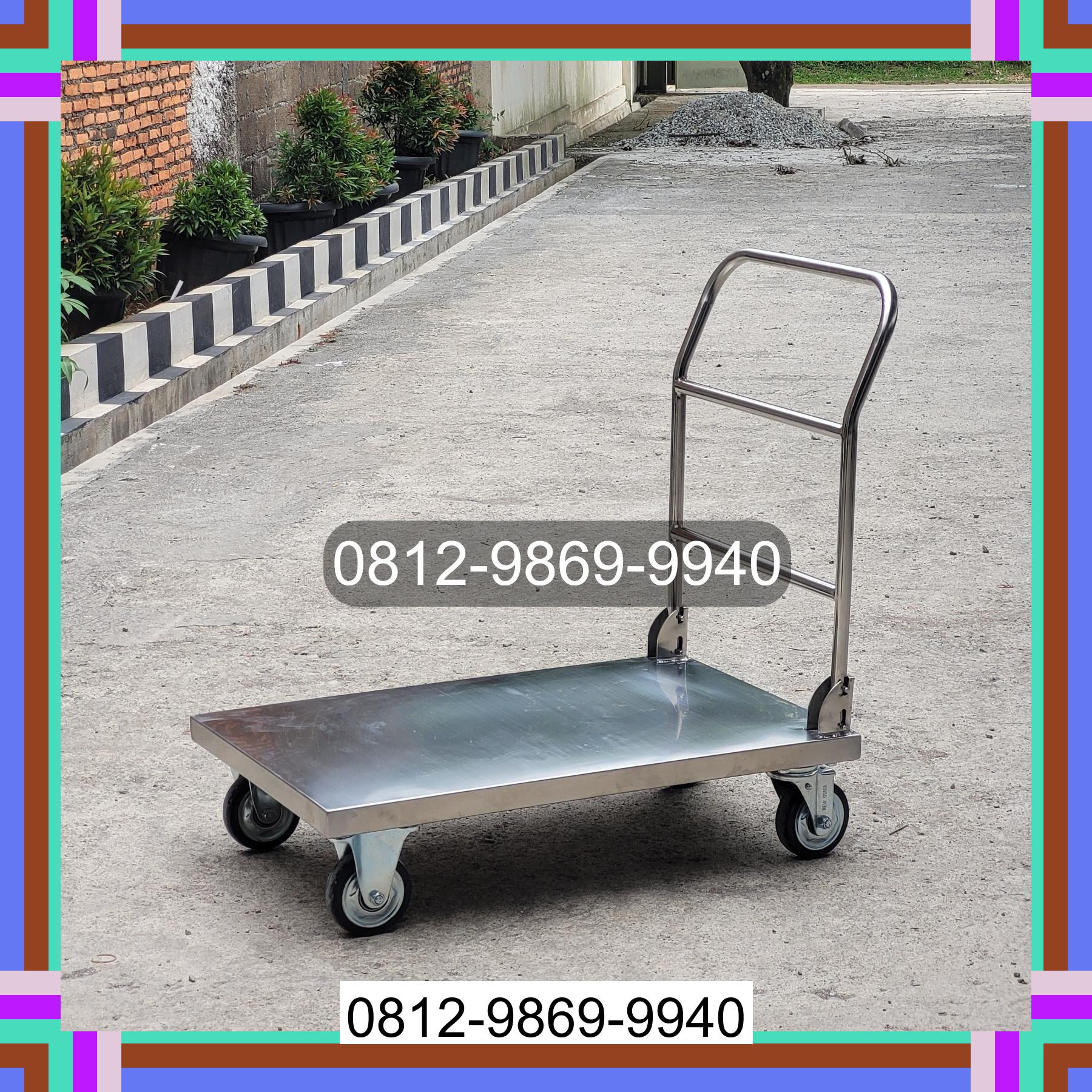 0812-9869-9940 Terbaik, Jual Handtruck Hand Truck 500 kgg & 300 kg | Troli Barang | Troli lipat | Troli angkut Lembah Sorik Marapi