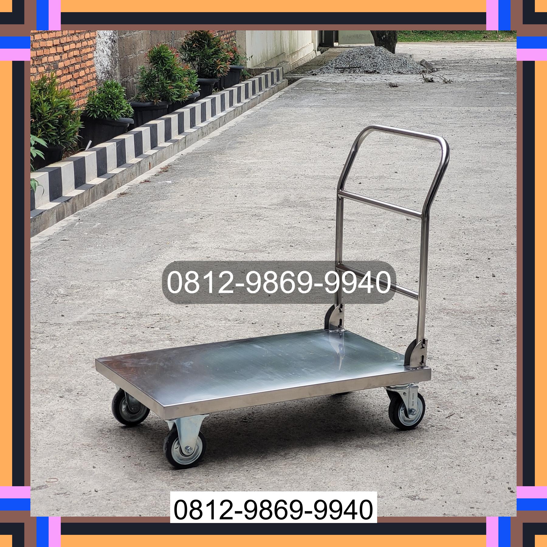 0812-9869-9940 Terbaik, Jual Handtruck Hand Truck 500 kgg & 300 kg | Troli Barang | Troli lipat | Troli angkut Lhoksukon
