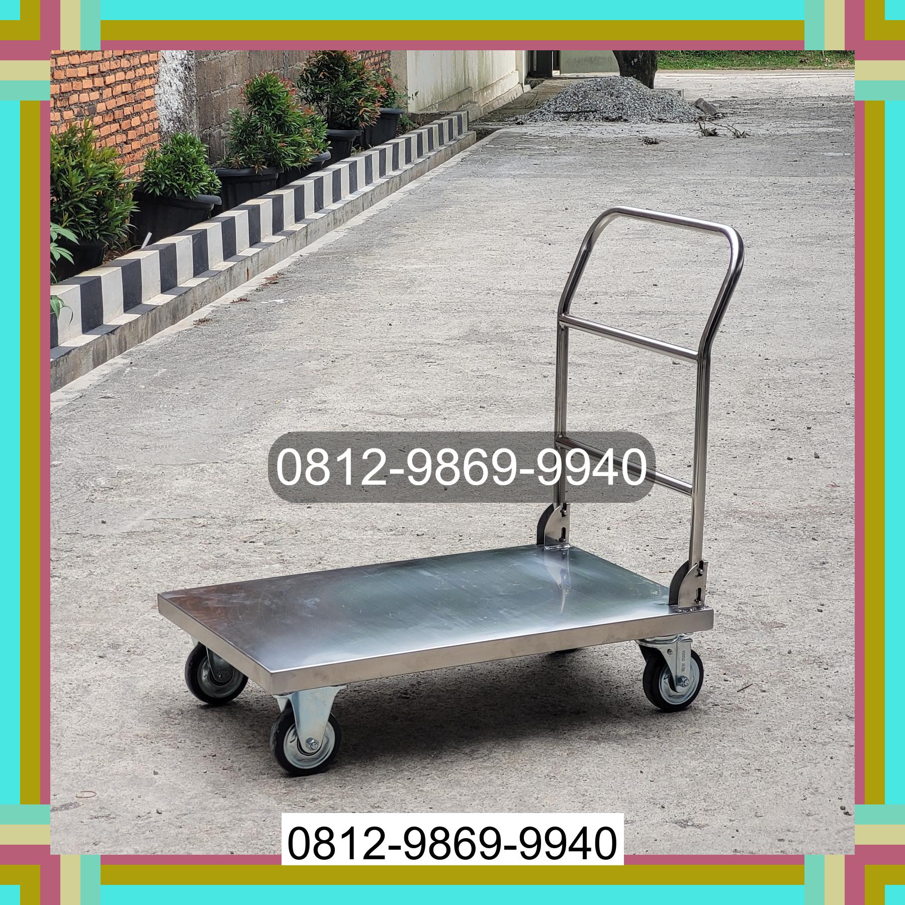 0812-9869-9940 Terbaik, Jual Handtruck Hand Truck 500 kgg & 300 kg | Troli Barang | Troli lipat | Troli angkut Ma U